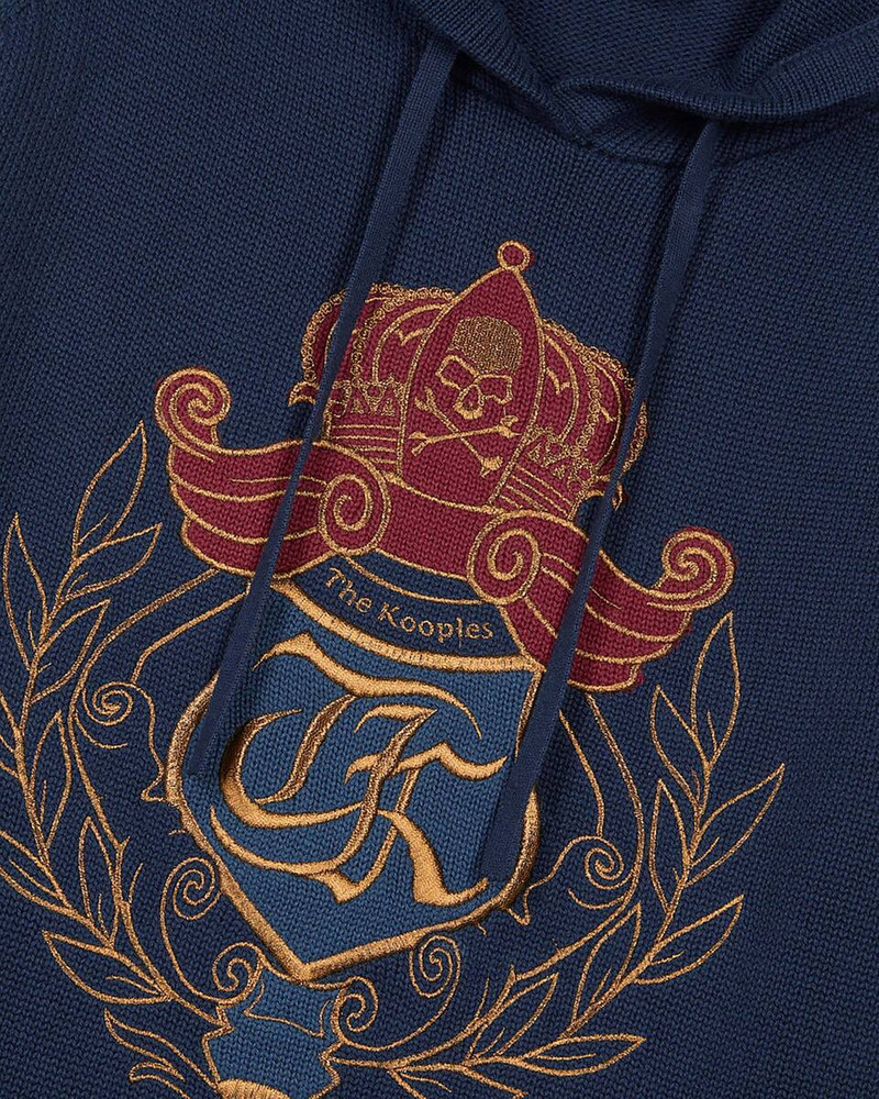 NAVY BLUE HOODED SWEATER 7