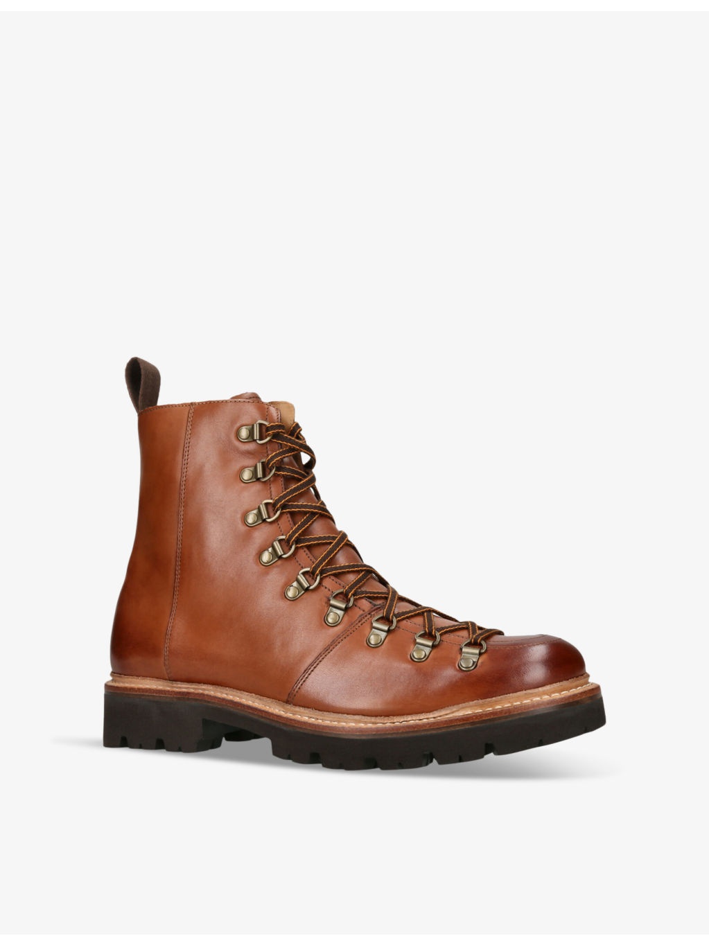 Brady mid-top lace-up leather boots - 3