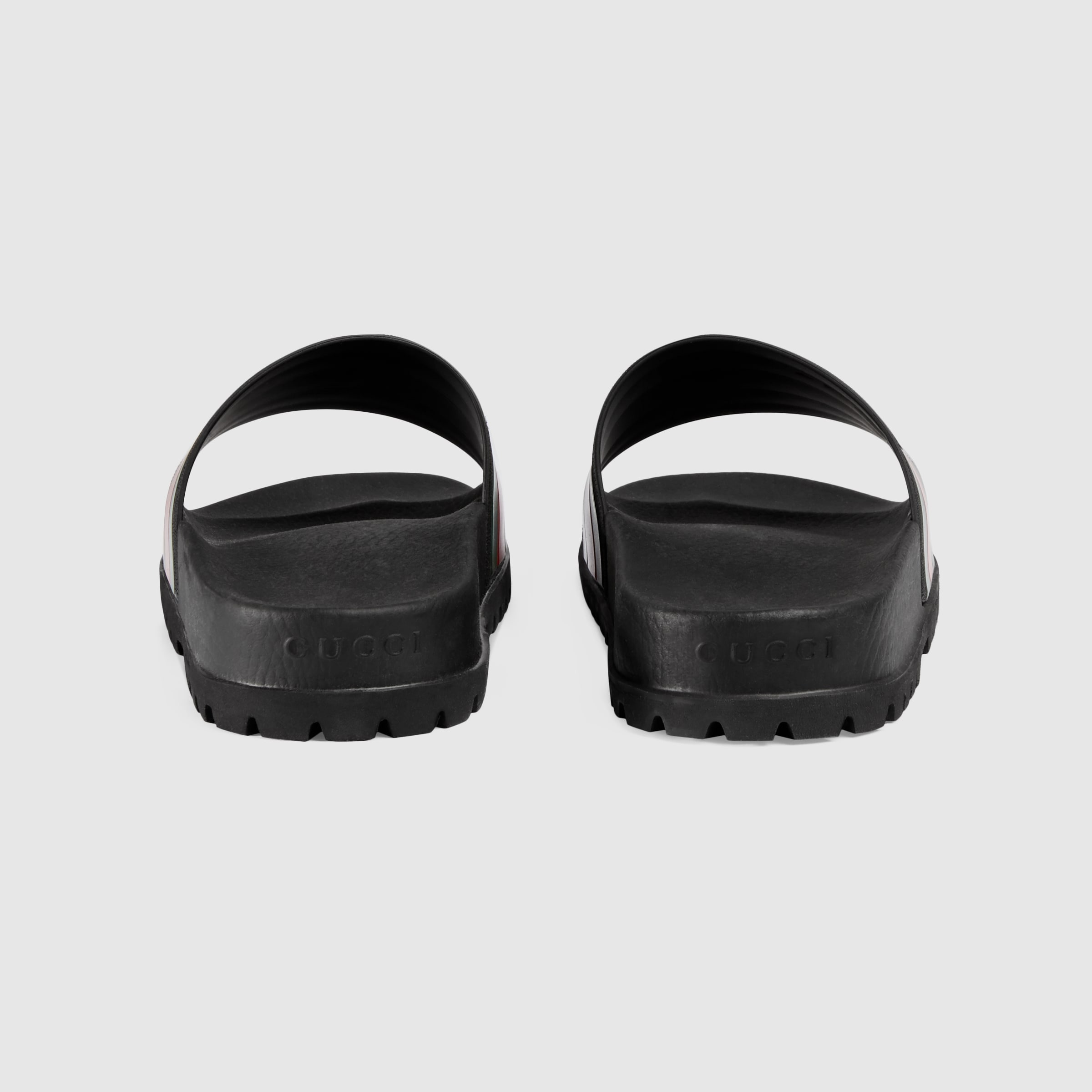 Men's Web rubber slide sandal - 4