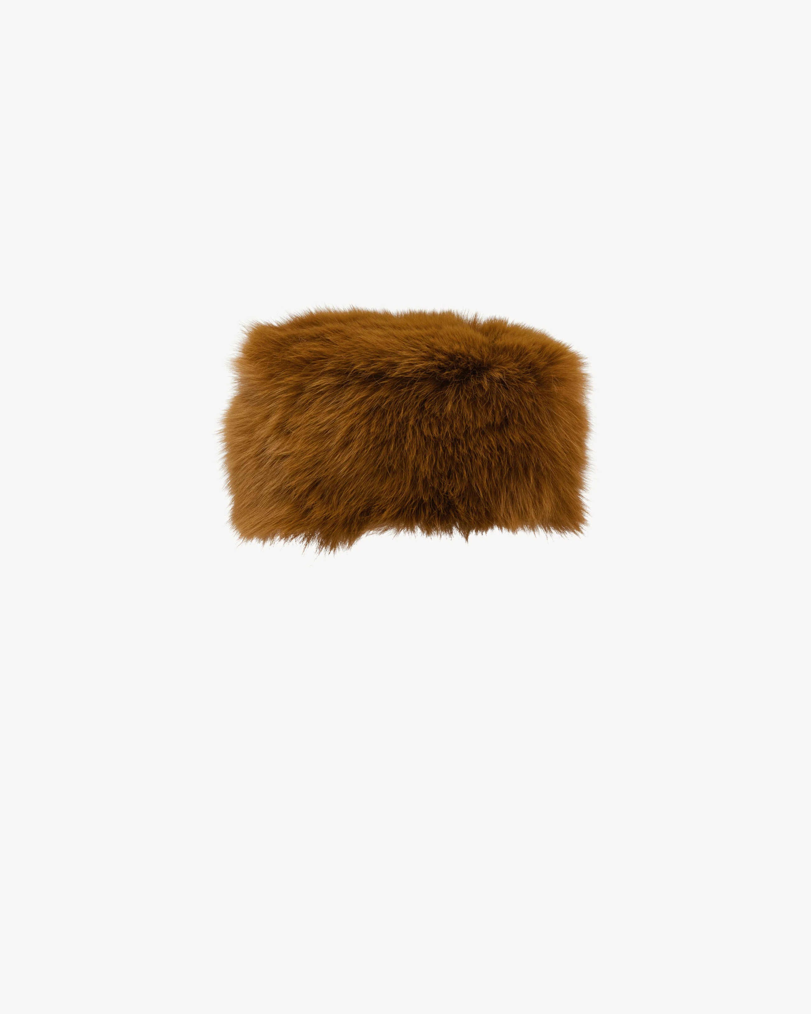 PILLBOX HAT IN SHEARLING - 1
