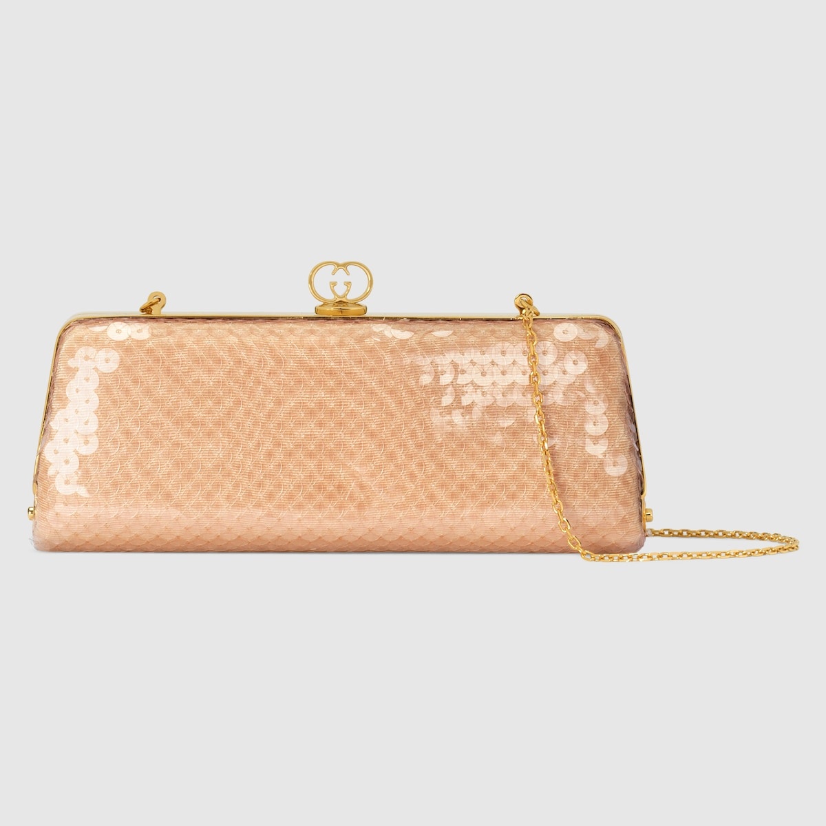 Broadway small sequin moiré evening bag - 1