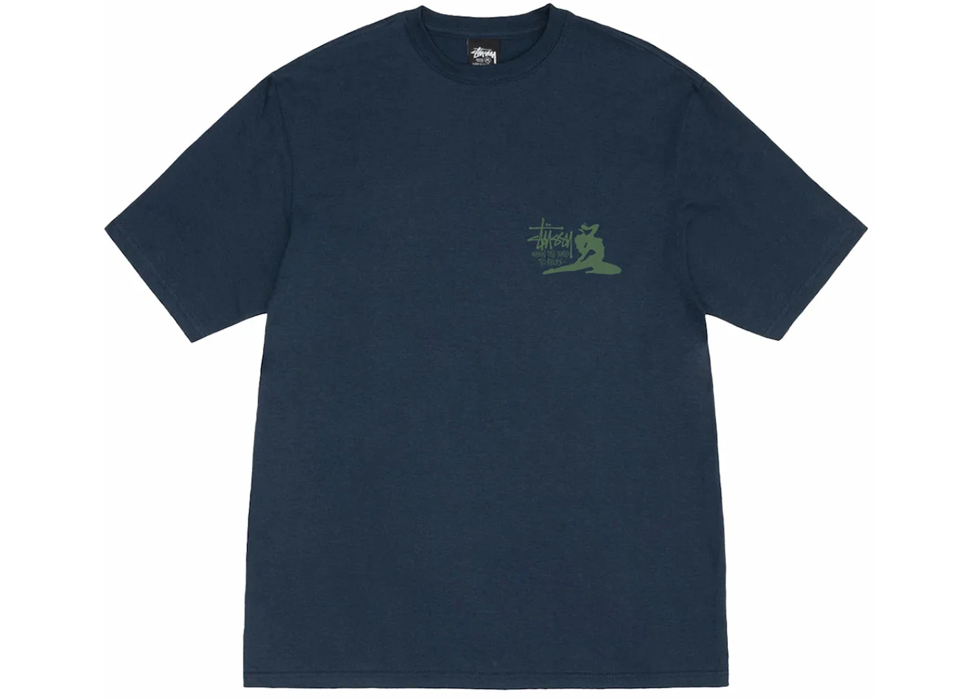 Stussy Relax Tee Navy - 1