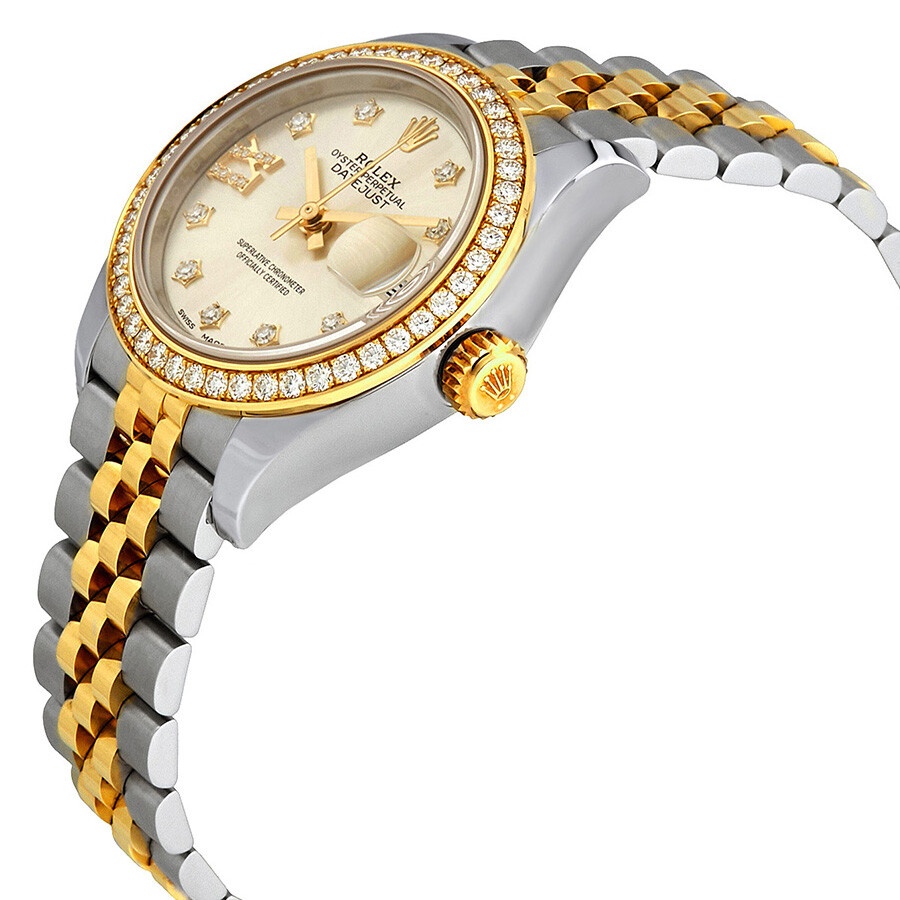 Rolex Lady Datejust Sundust Roman Diamond Dial Diamond Bezel Automatic Watch 279383SNDRJ - 2