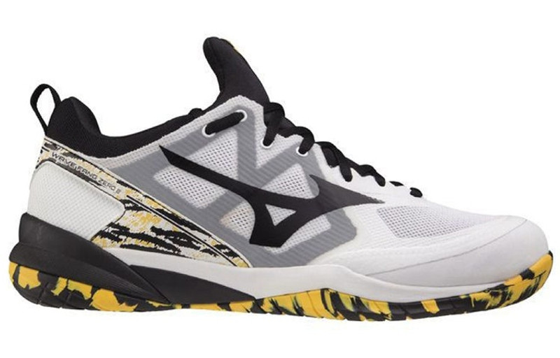 Mizuno Mizuno Wave Fang Zero 'Black White Yellow' 71GA219000 outlook