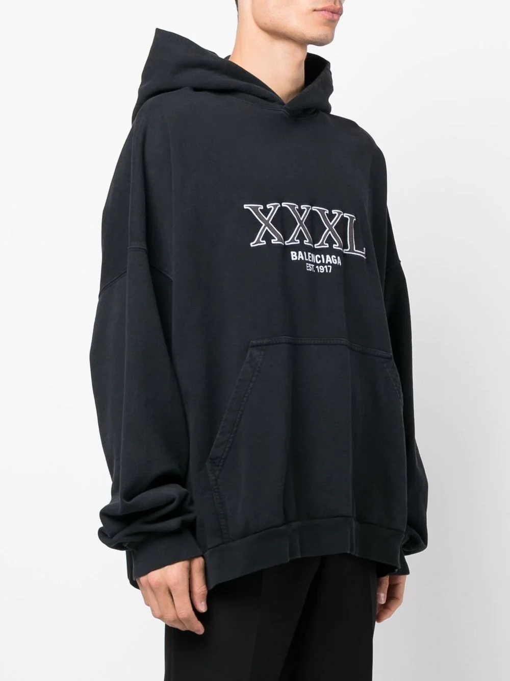 XXXL oversized cotton hoodie - 4