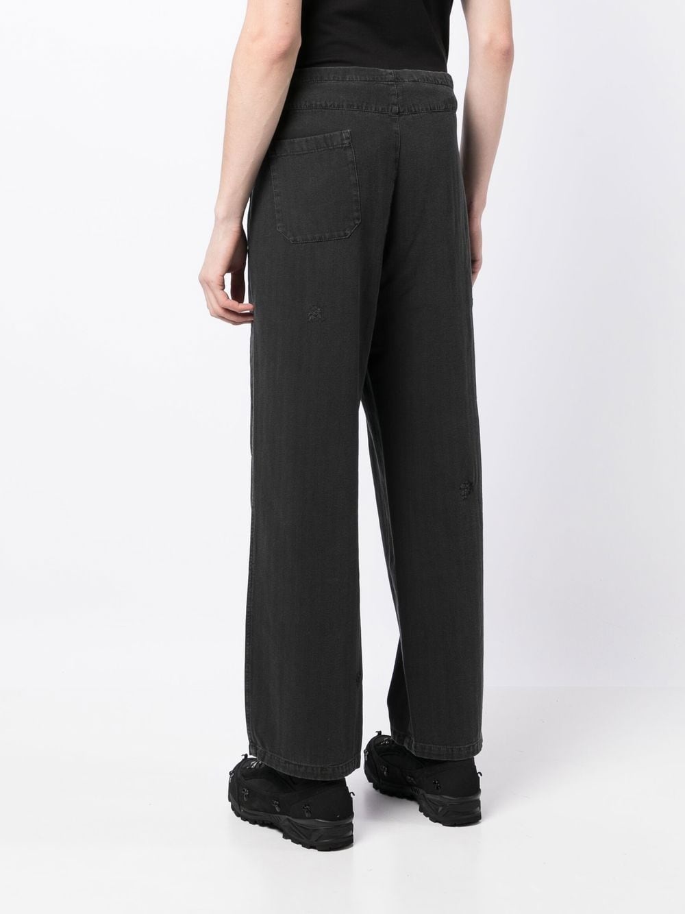 drawstring-waist trousers - 4