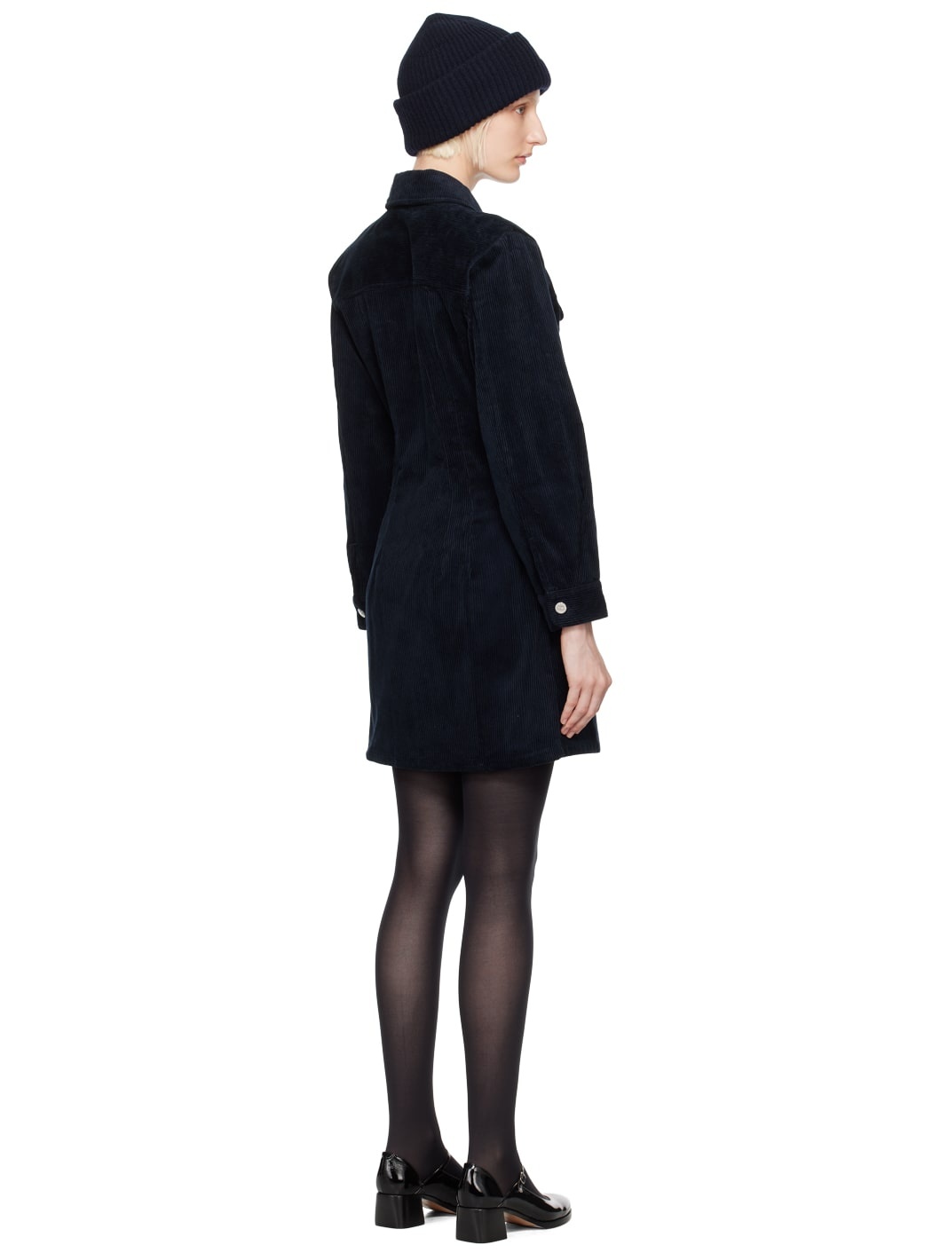 Navy Bonnie Midi Dress - 3