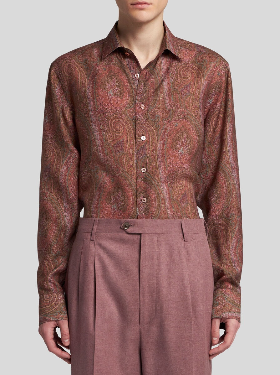 SILK PAISLEY SHIRT - 2