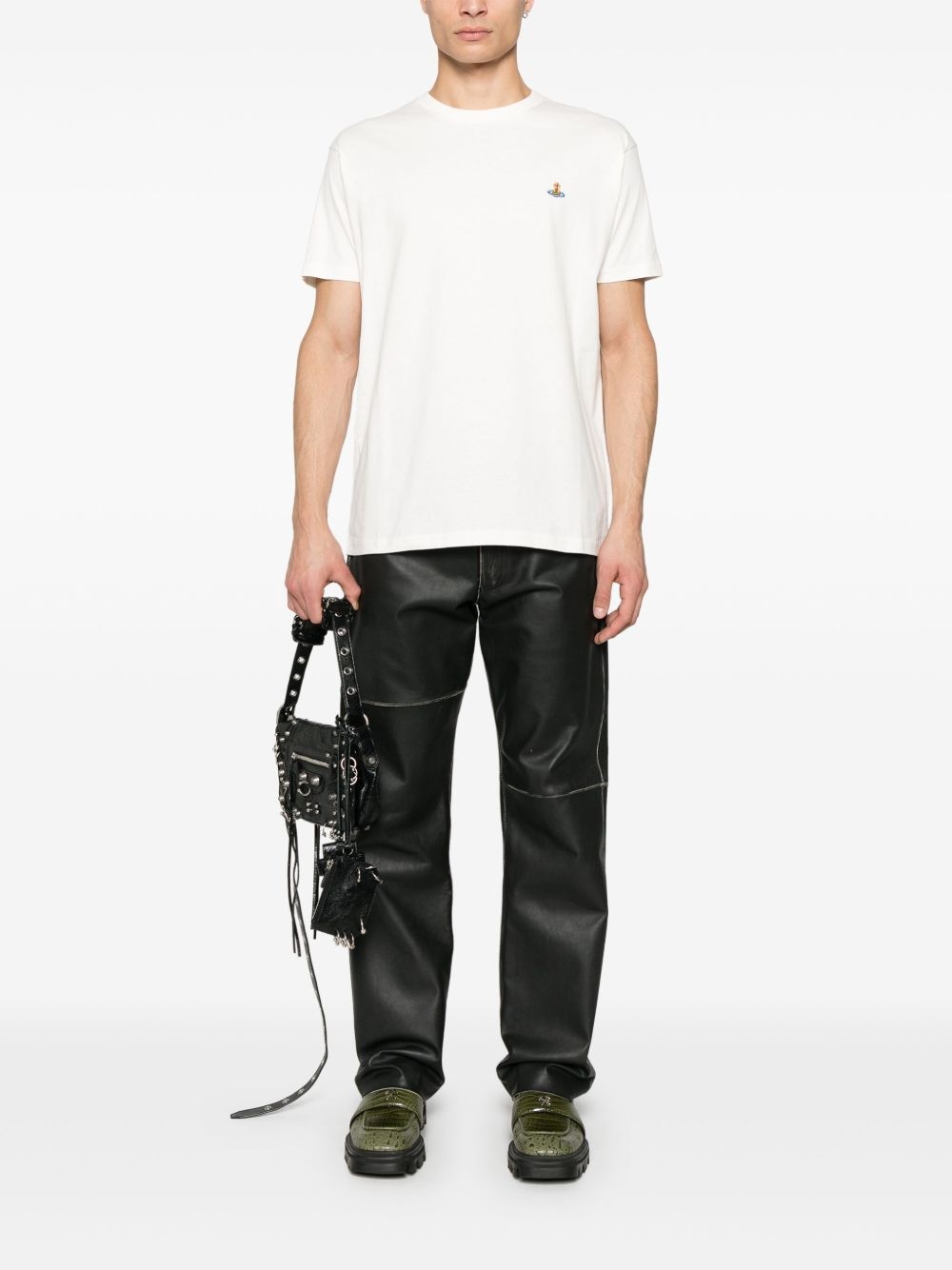 Orb-embroidered T-shirt - 2