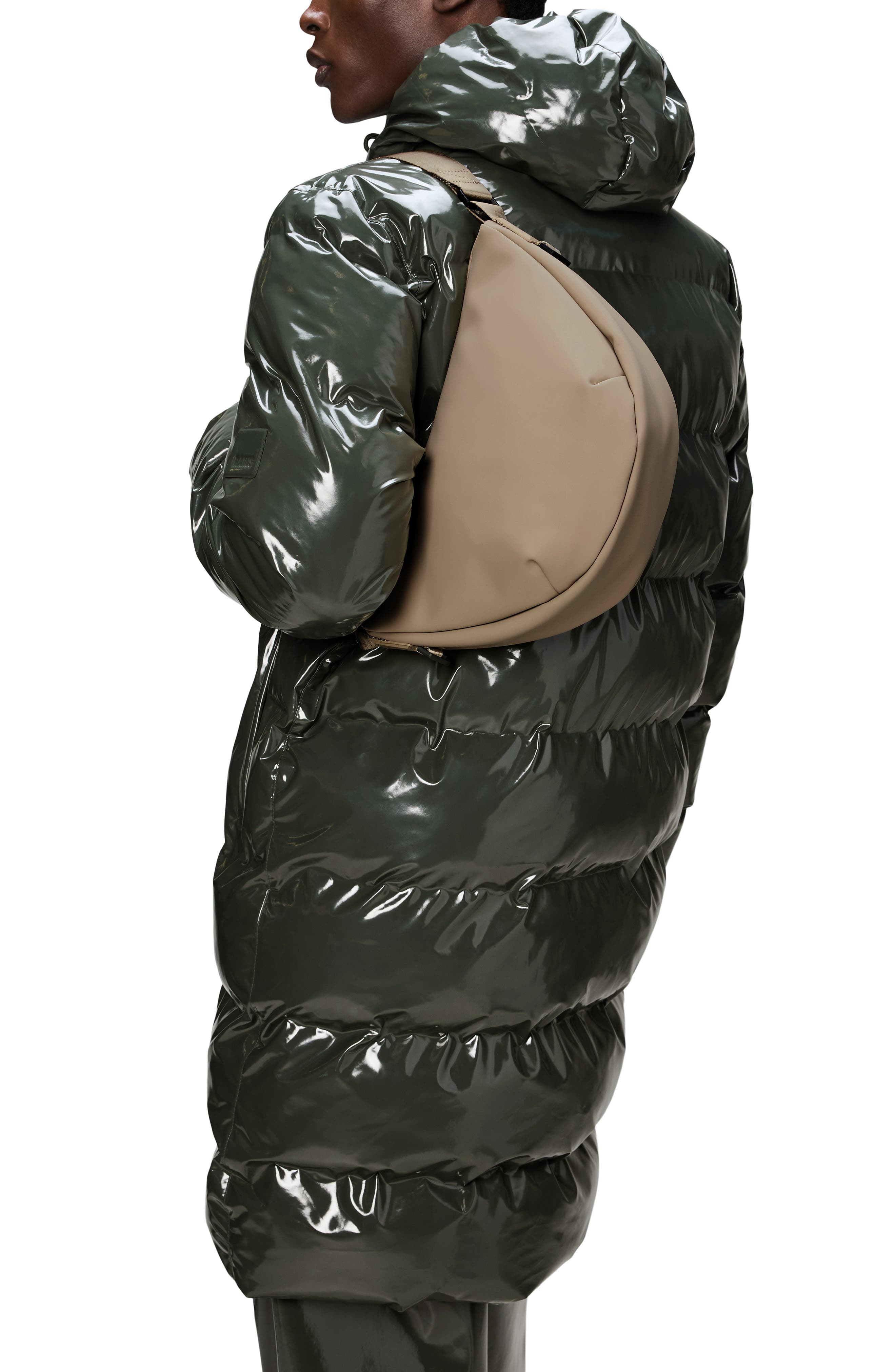 Rains Valera Waterproof Shoulder Bag in Beige at Nordstrom - 3