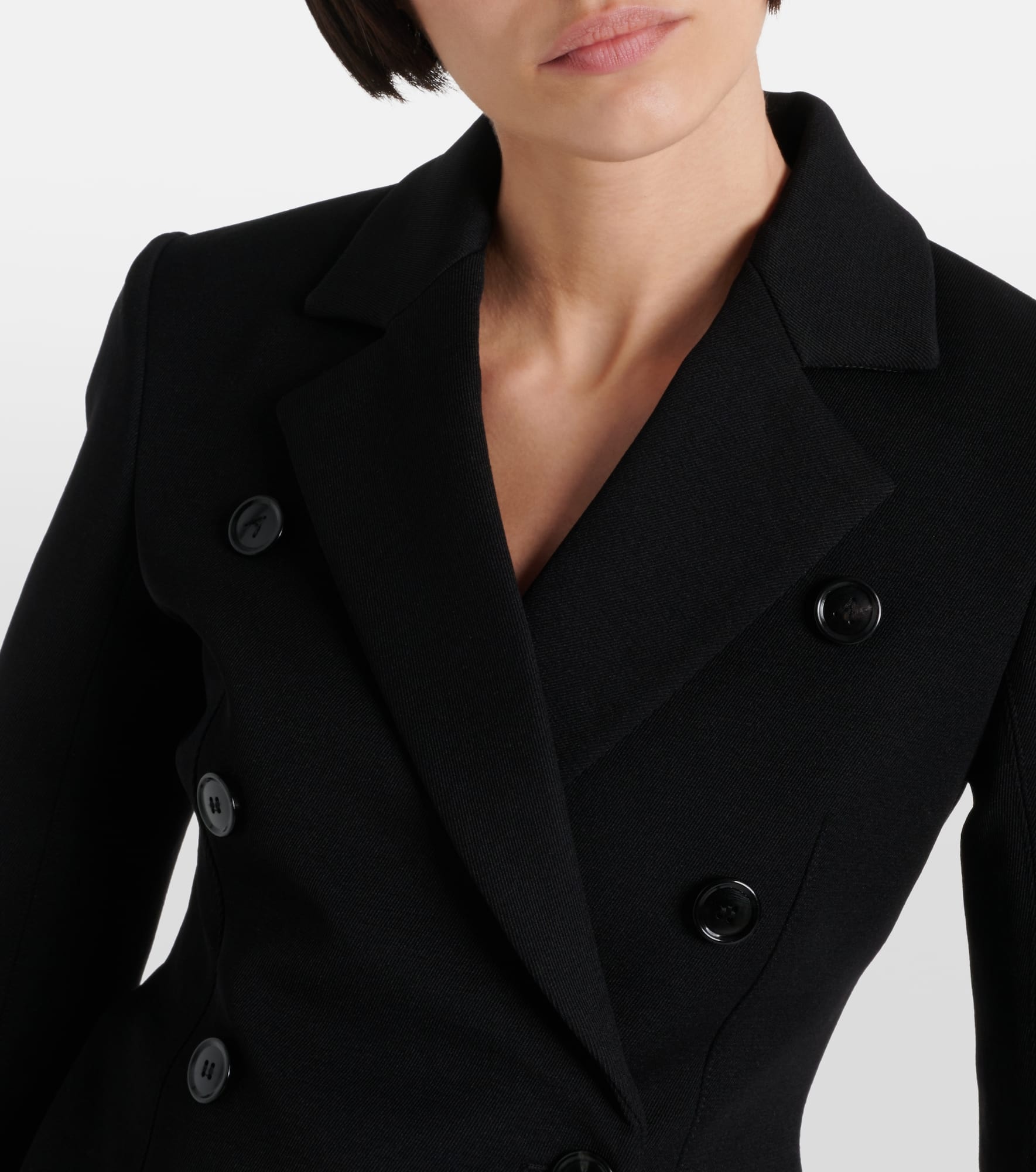 Alaïa Double-breasted wool-blend blazer | mytheresa | REVERSIBLE