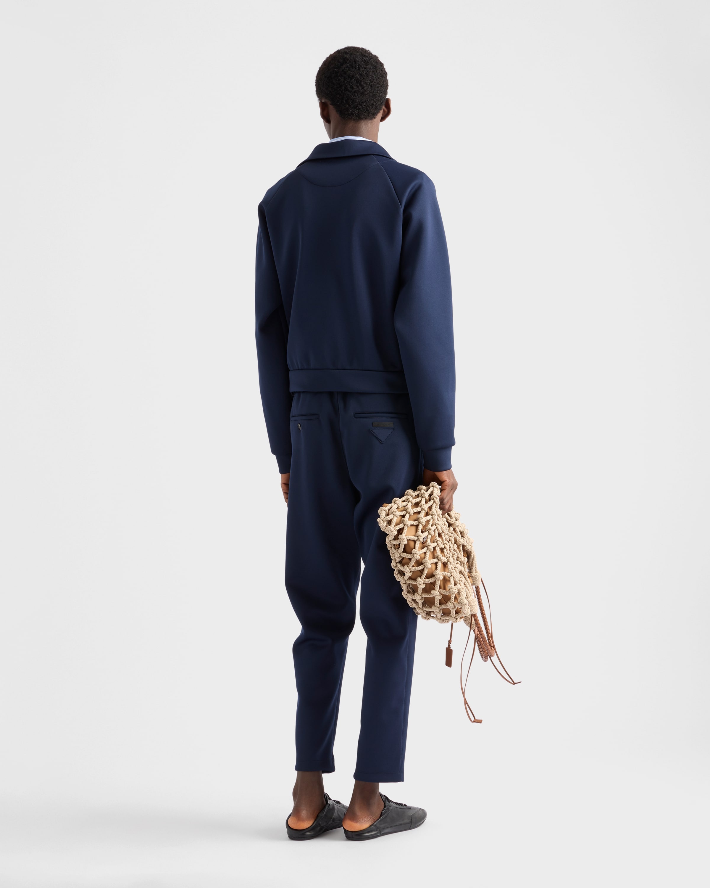 Zippered technical fabric jacket - 5