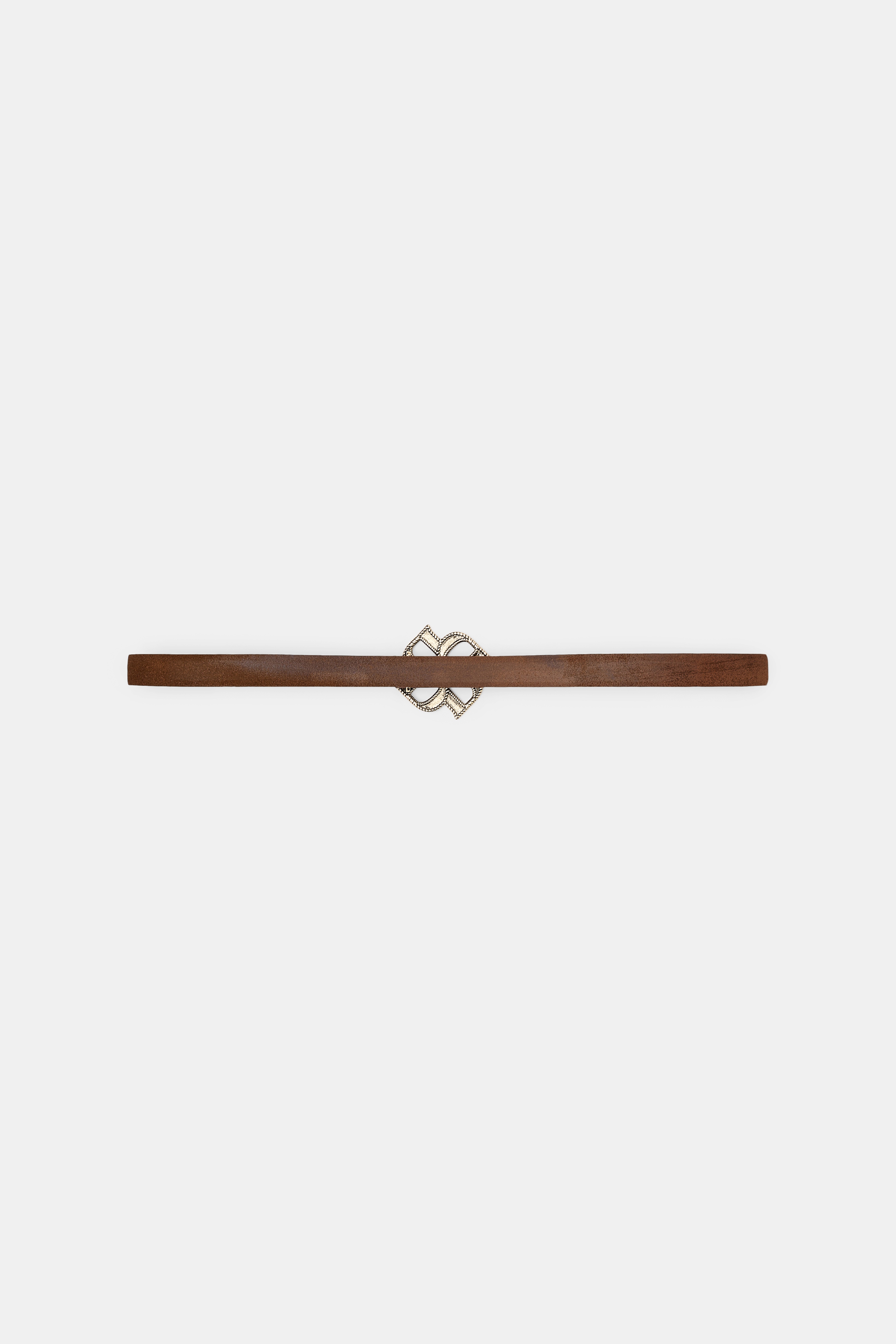 VINTAGE ROSE drose belt 2cm vintage cuoio - 5