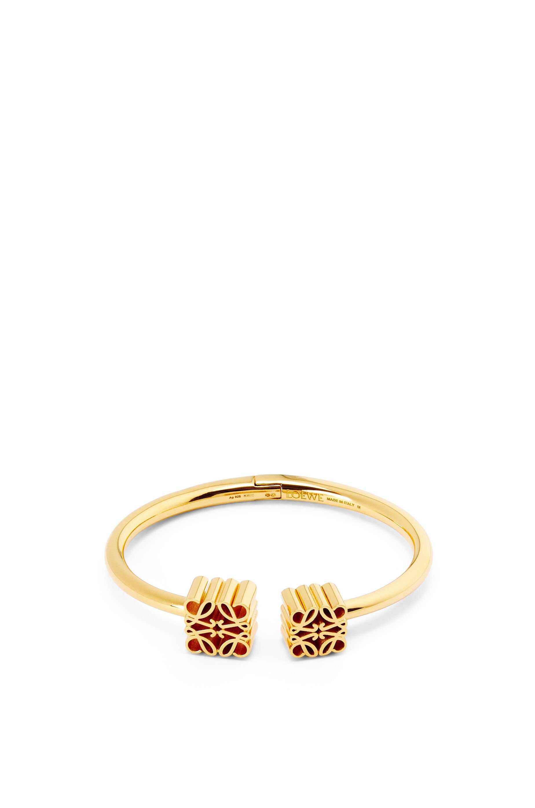 Anagram cuff in sterling silver - 3