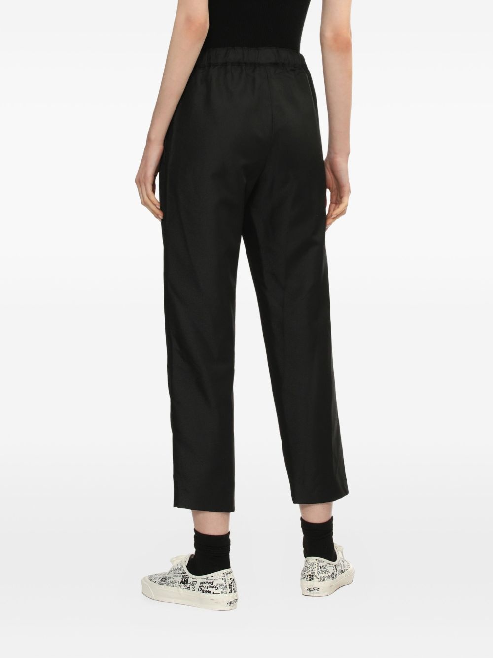 elasticated-waist trousers - 4