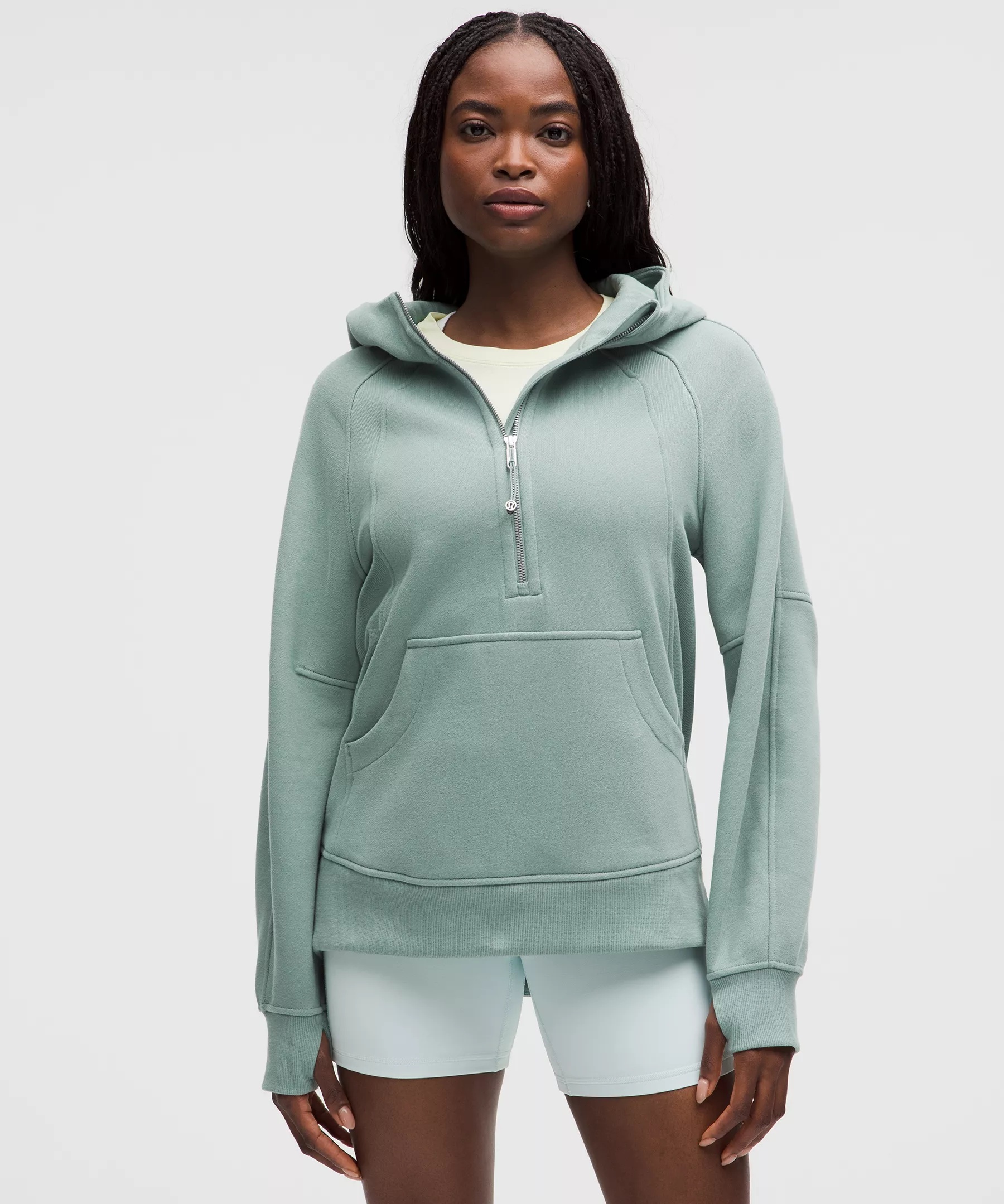 Scuba Oversized Half-Zip Hoodie *Long - 1