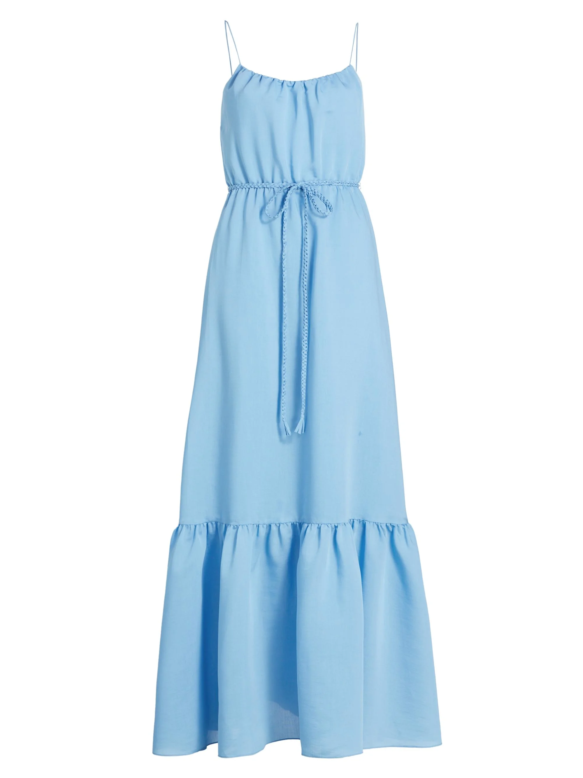 Women's Jayda Belted Scoopneck Maxi Dress - Oxford Blue - 1