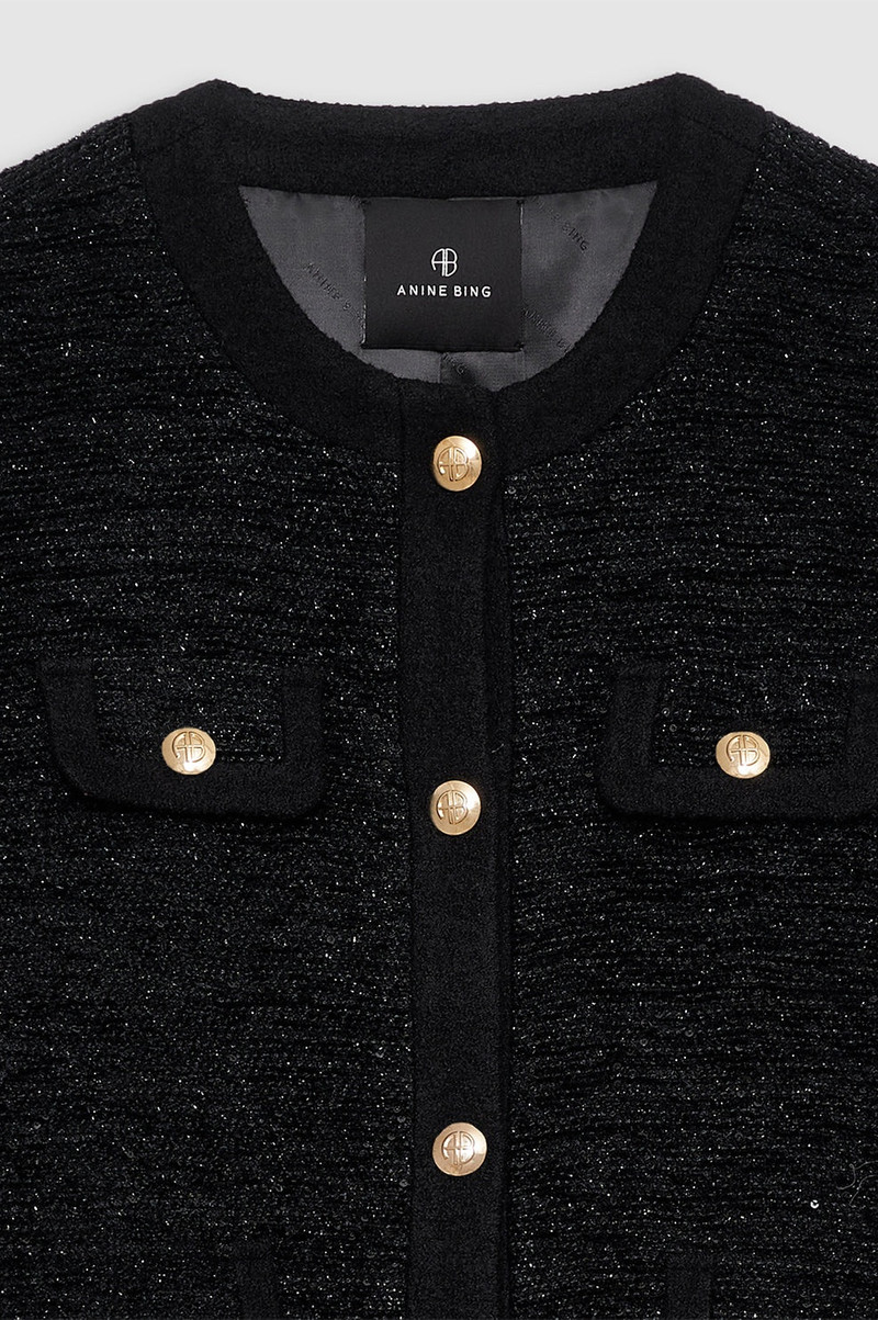 Lydia Jacket - Black Shine 4