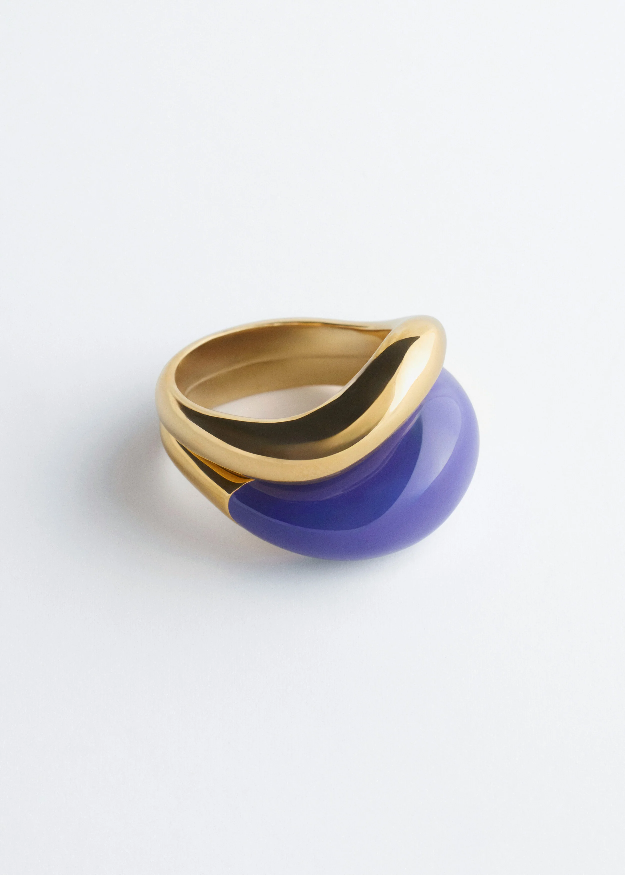 Sculptural 2-Pack Ring Set - 1