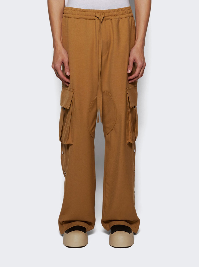 NAHMIAS Track Logo Cargo Pants Sand outlook