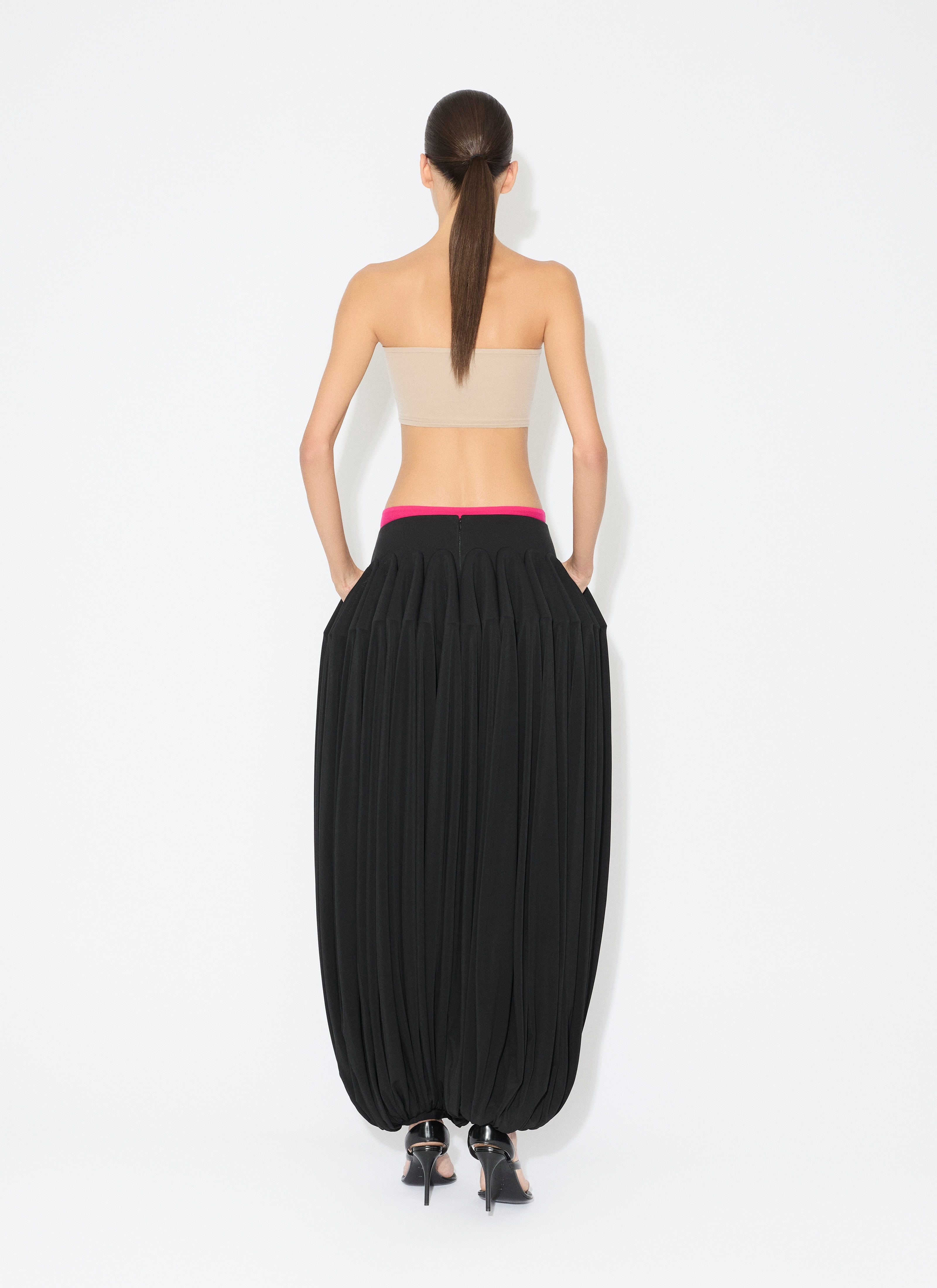 JERSEY PEPLUM PANTS - 6