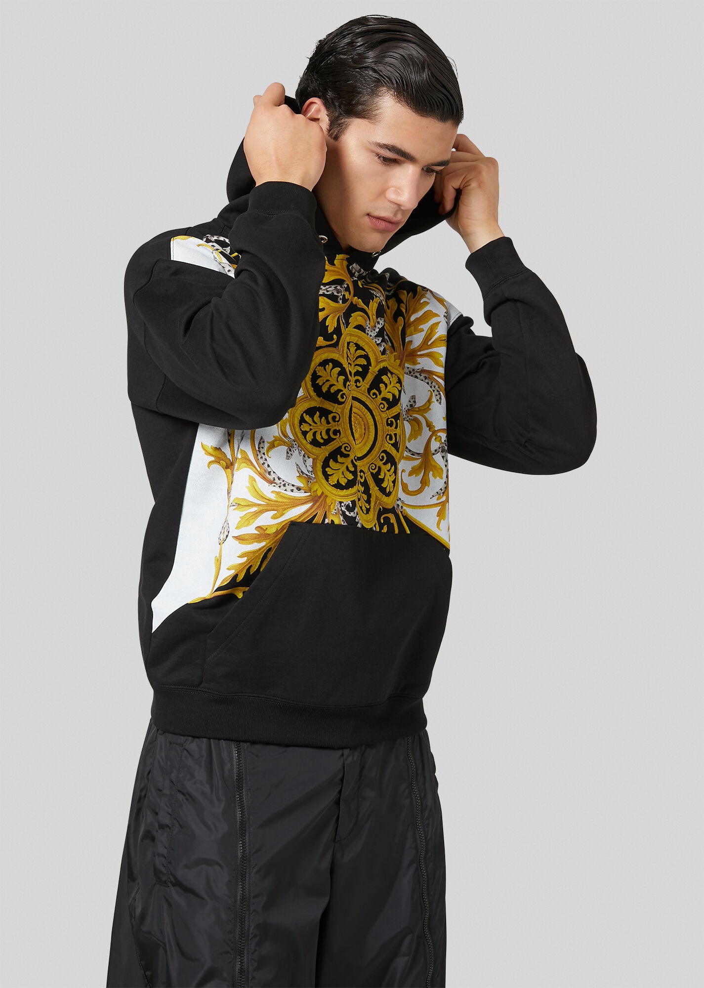 Barocco Acanthus Print Hoodie - 2