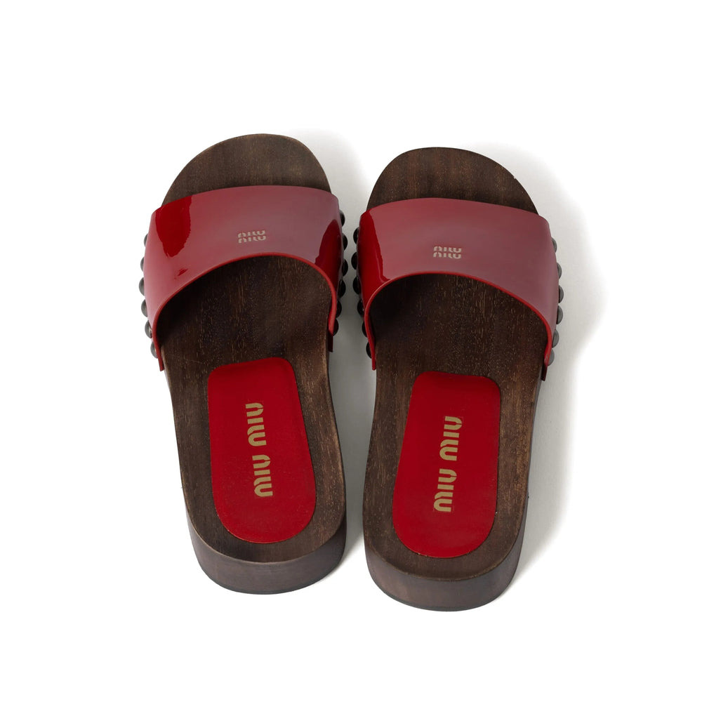 Miu Miu Red Sandals Women - 4