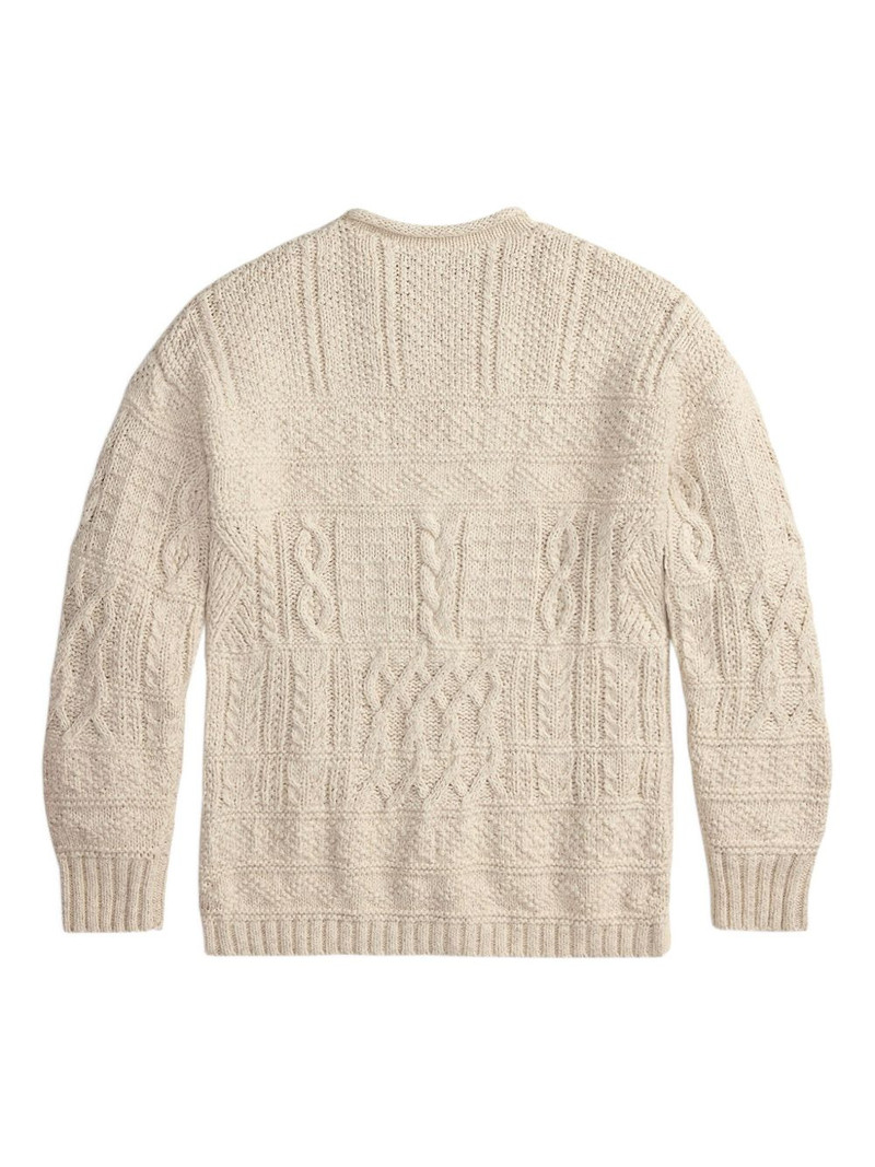 RRL by Ralph Lauren cable-knit sweater outlook