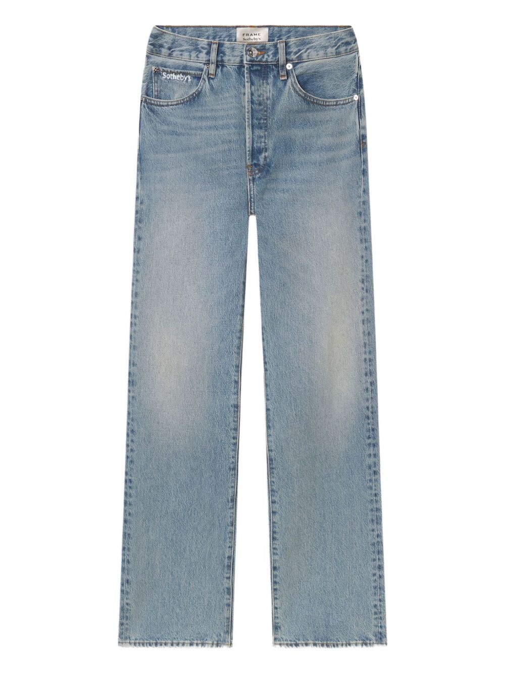 x Sotheby's frayed jeans - 1