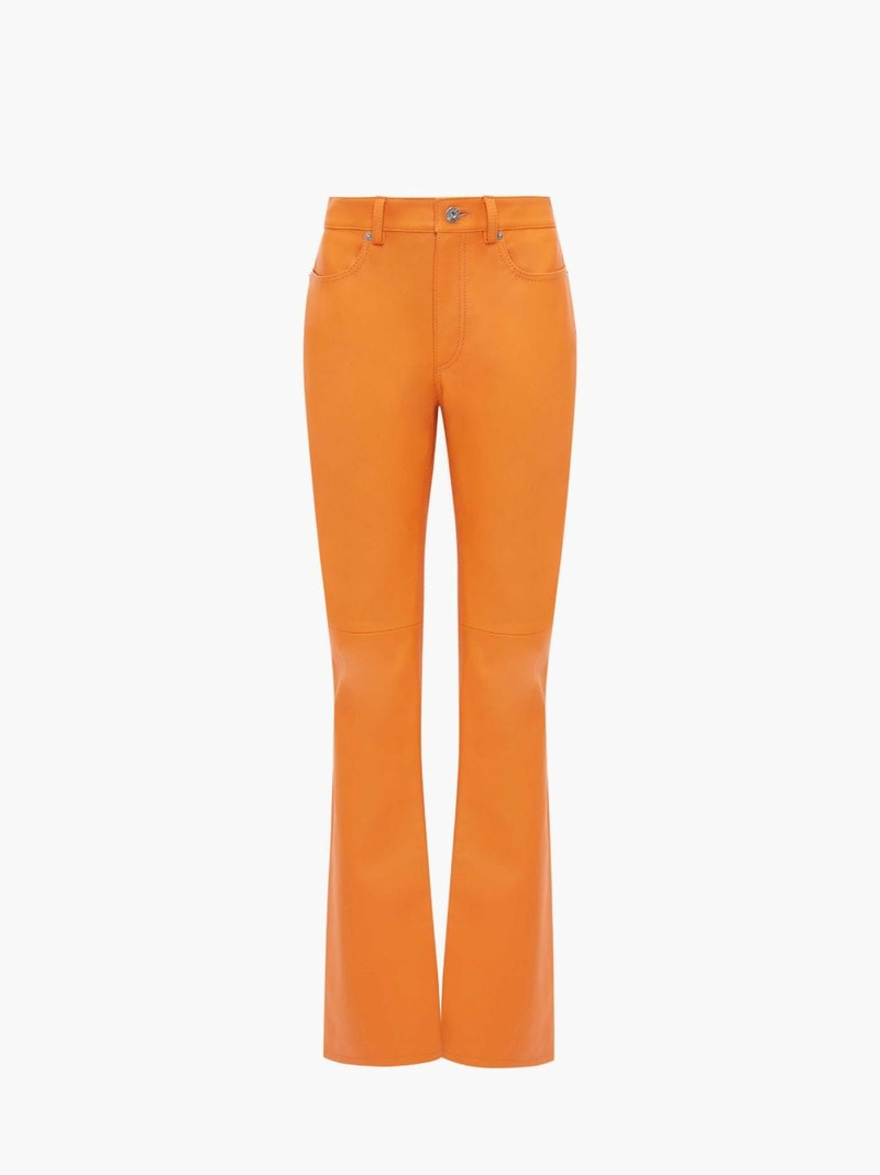 BOOTCUT LEATHER TROUSERS 1
