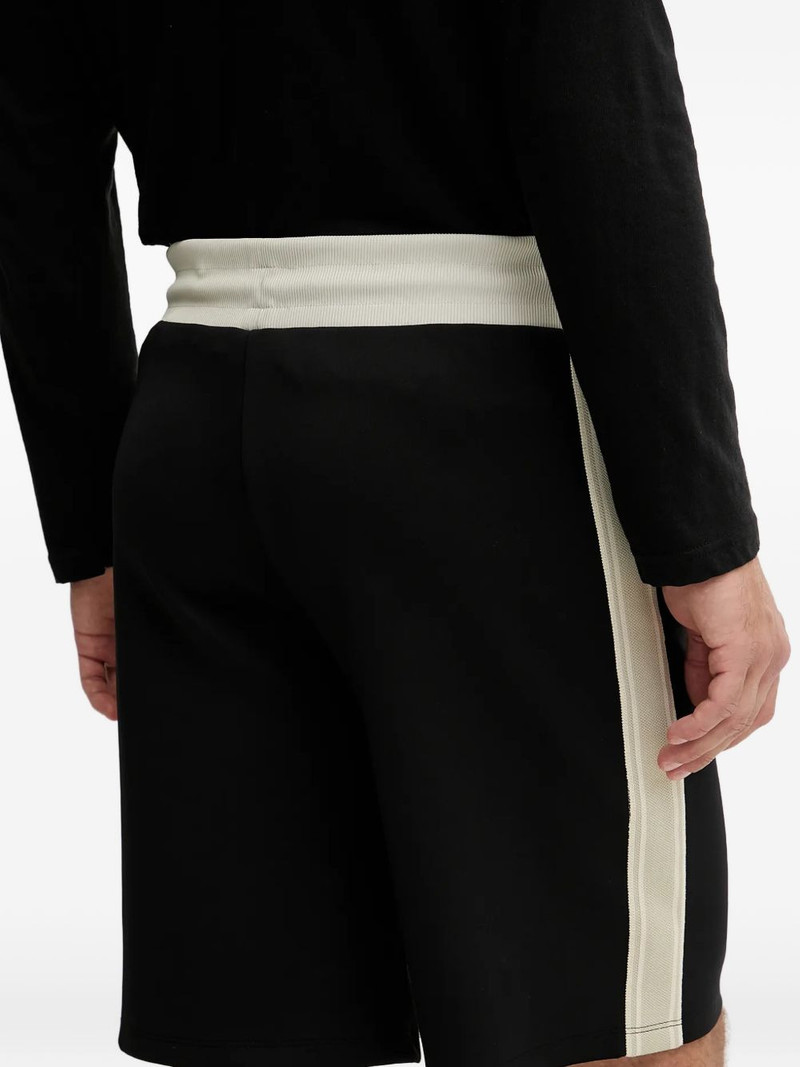 Scuba drawstring panelled shorts 3