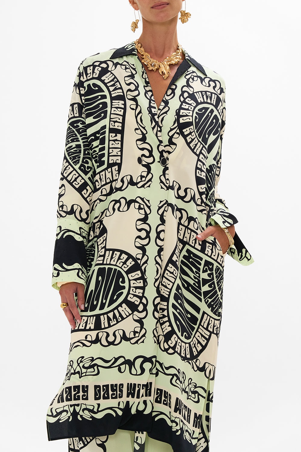 SPLIT CUFF SOFT COAT - 5