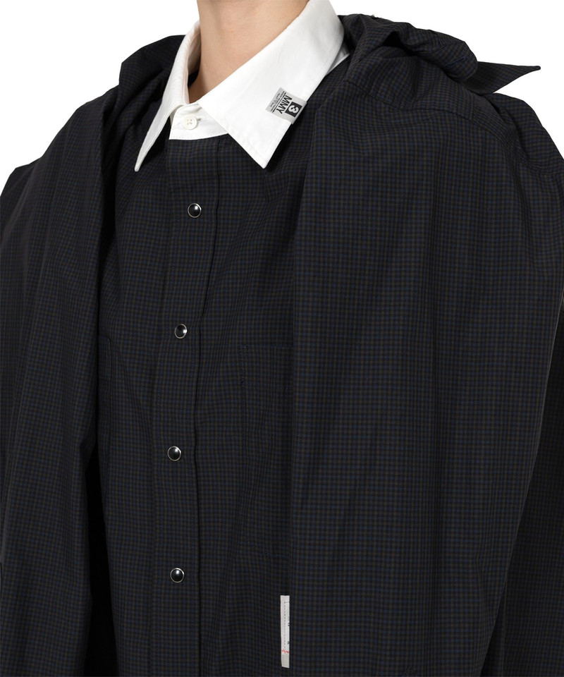 Sleeve Layered Check Shirt Dress 15