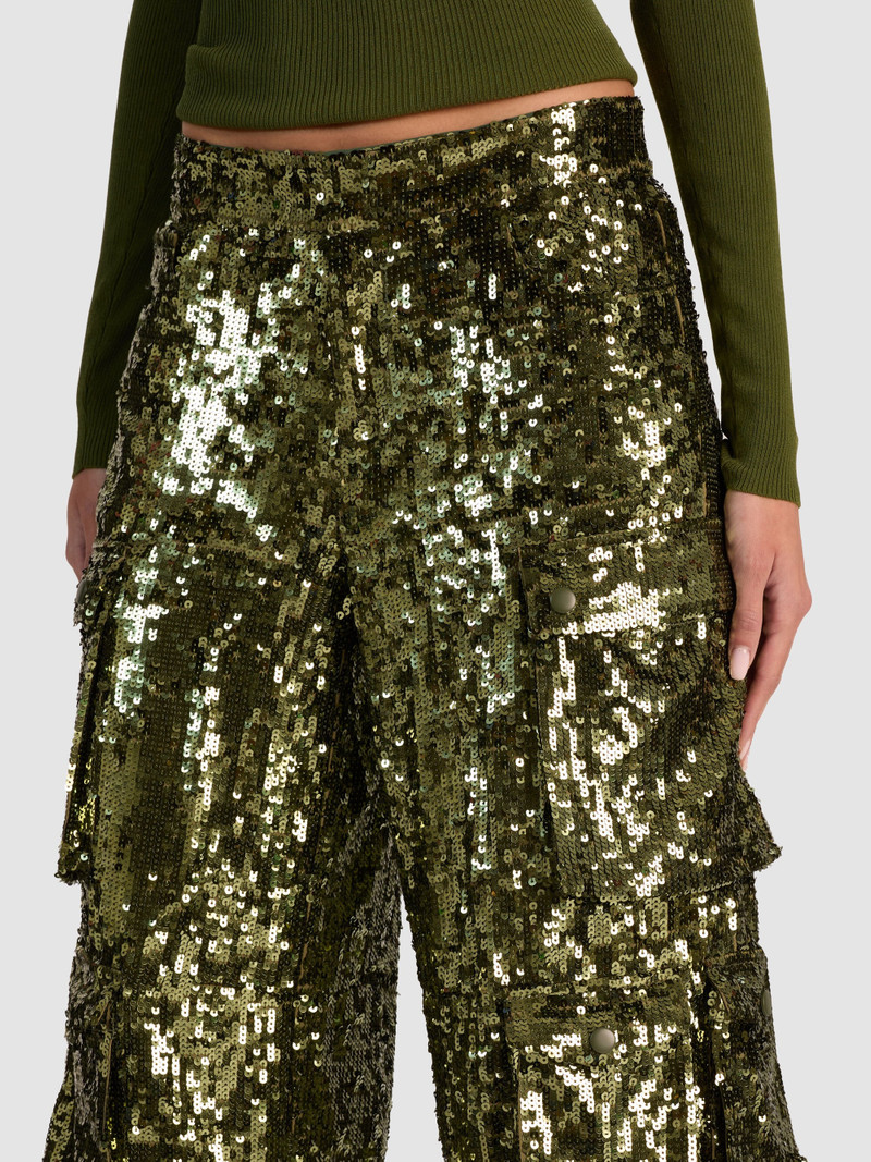OLYMPIA SEQUIN CARGO PANT 6