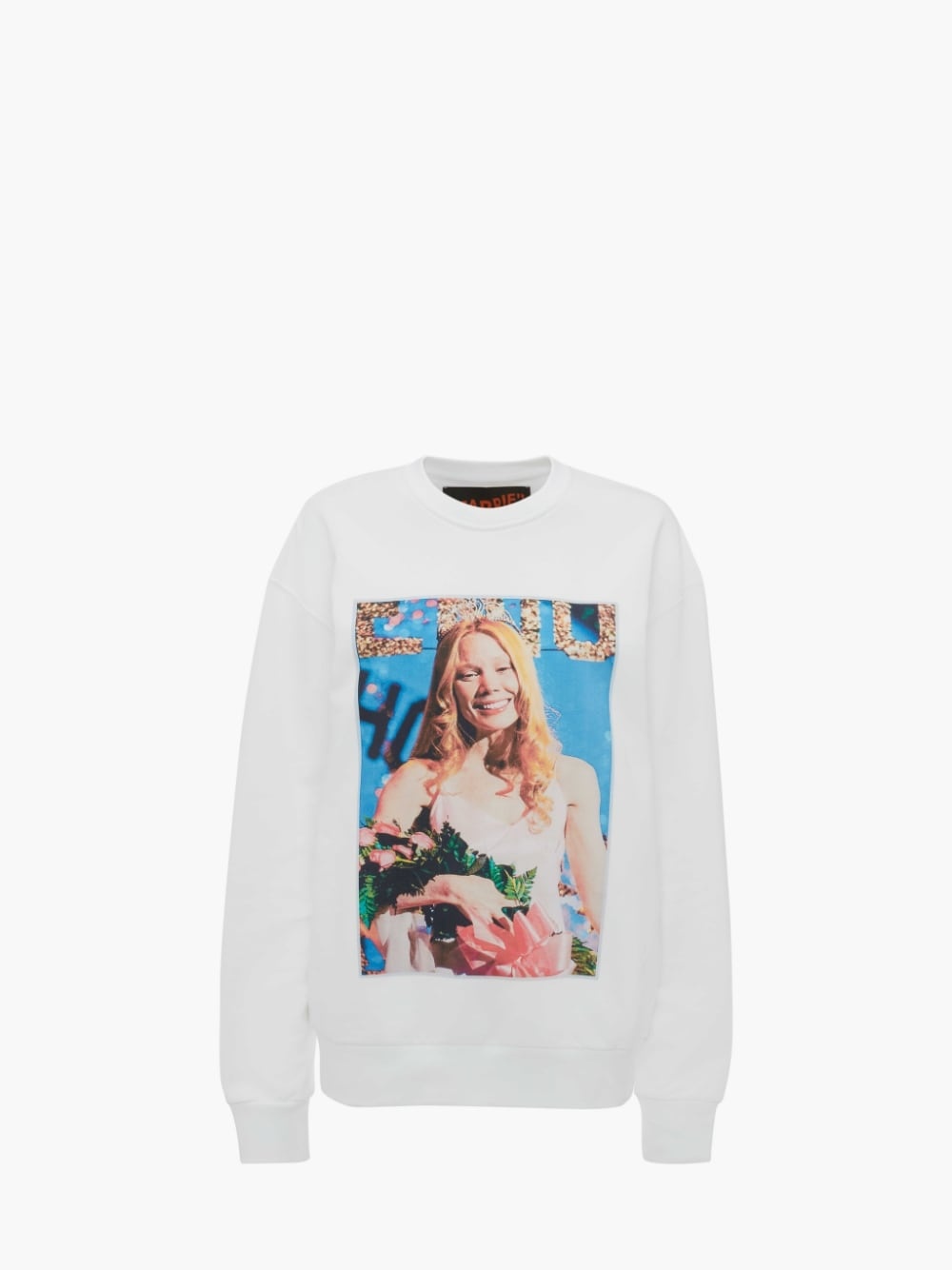 CARRIE - PRINT CREW NECK SWEATSHIRT - 1