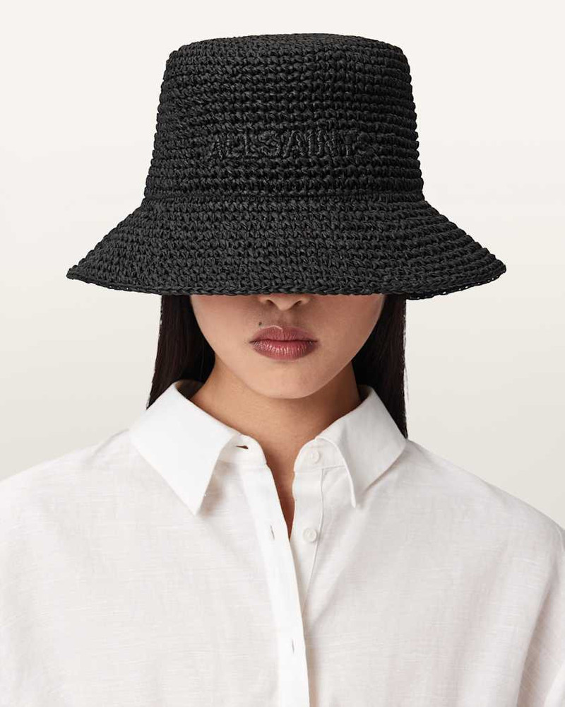 ALLSAINTS ELI STRAW BUCKET HAT outlook