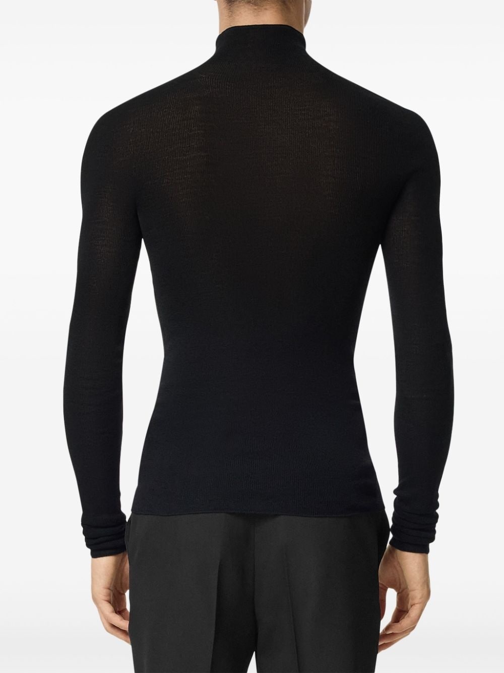 ribbed-knit merino-wool top - 4