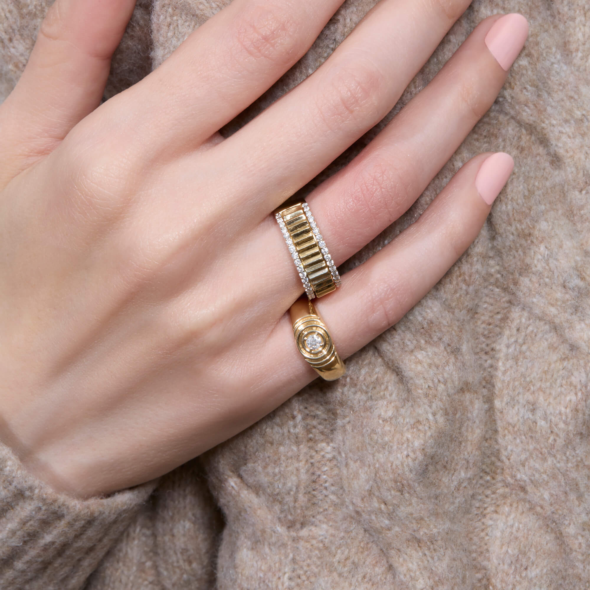 Silvia Birthstone Pinky Ring - 5