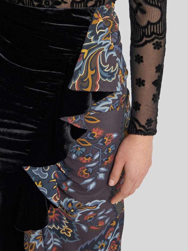 Etro MIDI SKIRT WITH PAISLEY PRINT outlook