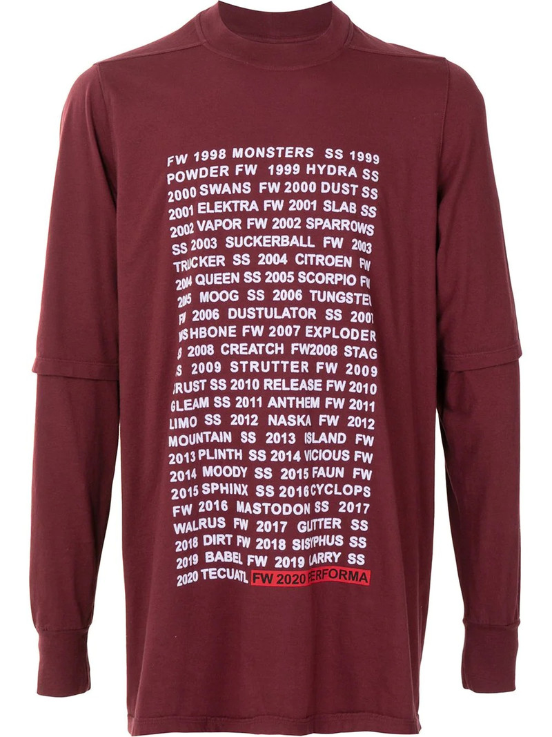 Fashion Week print sweatshirt 1