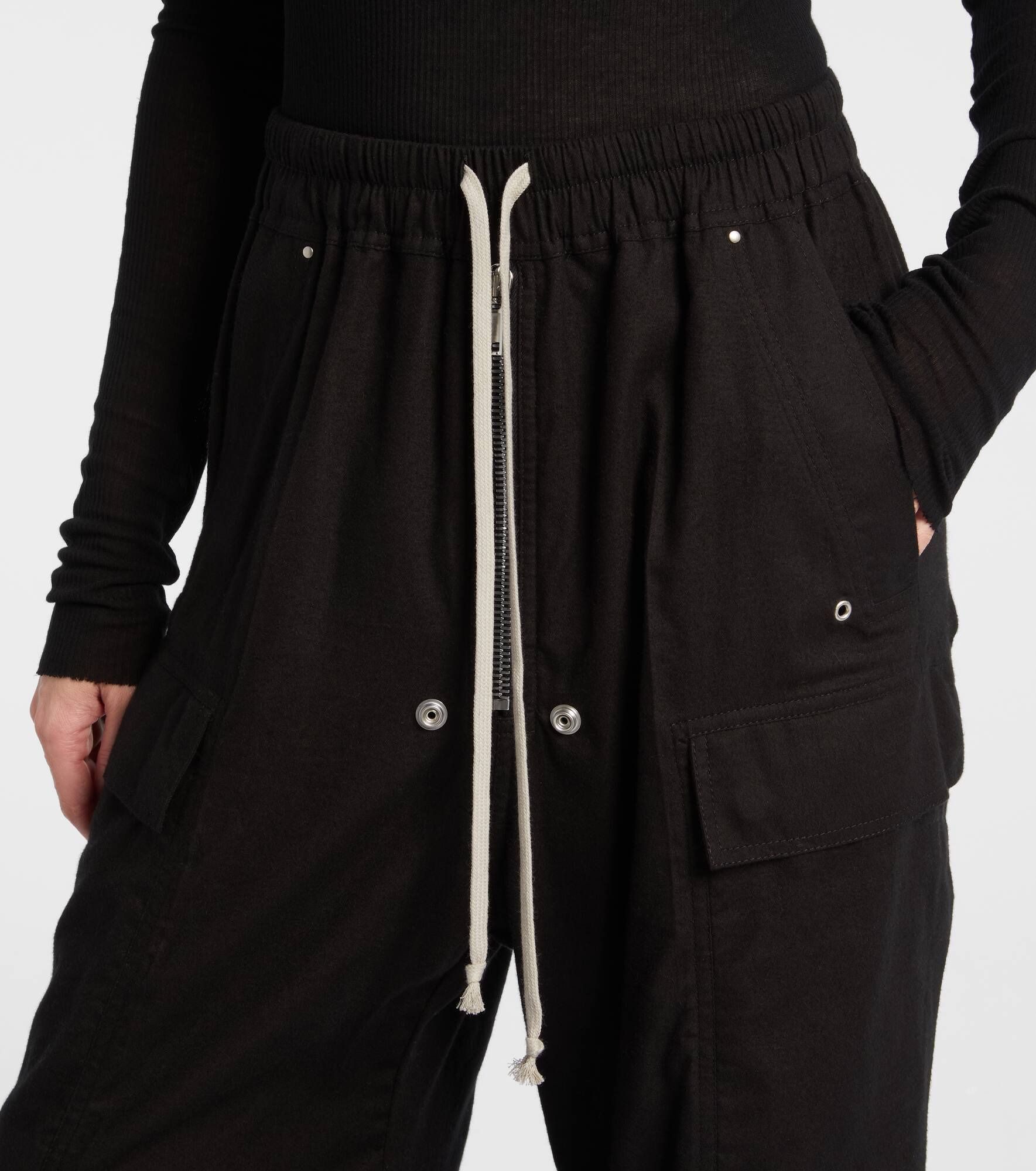 Belas cotton and wool cargo pants - 4