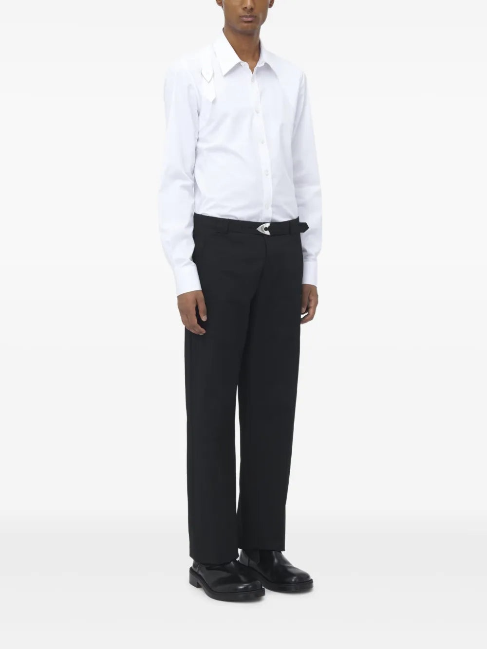 BELTED TAILOR TROUSERS - 3