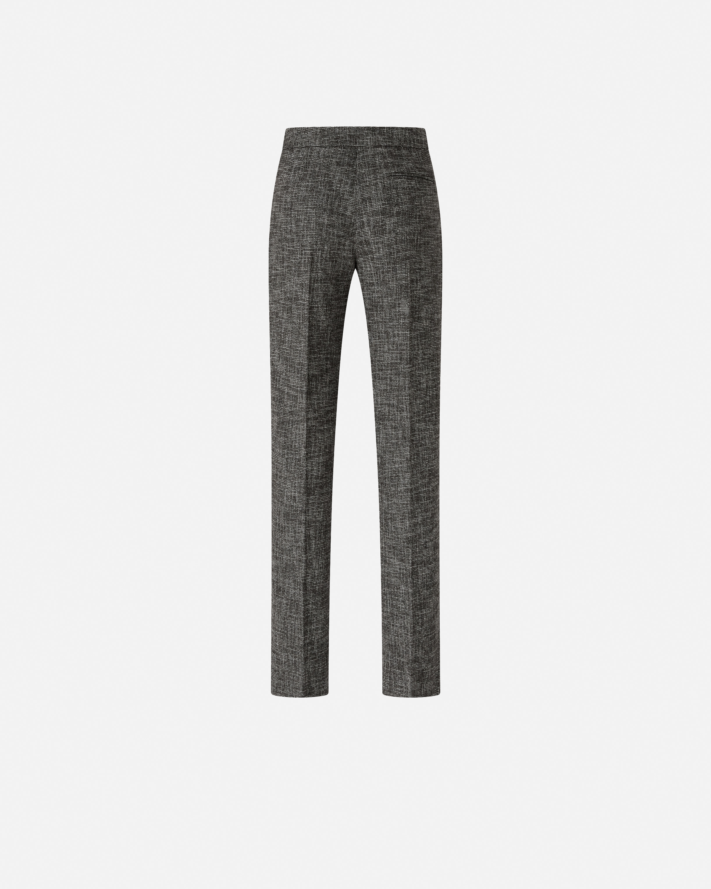 HIGH-WAISTED FLANNEL TROUSERS - 2