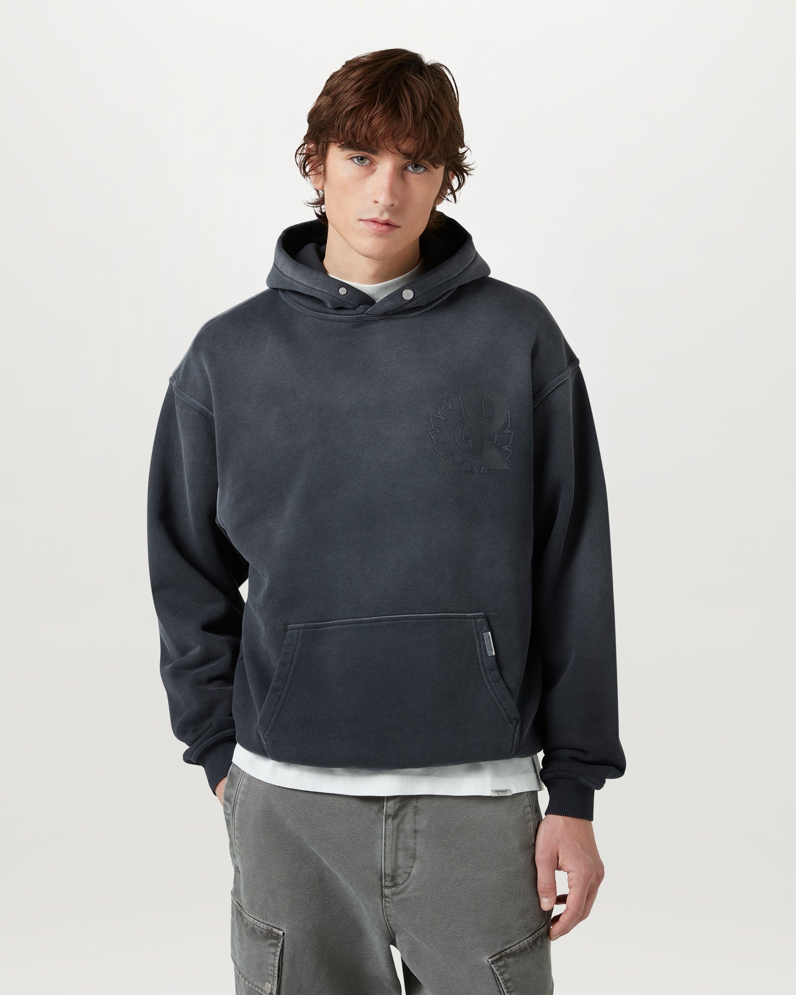 BELSTAFF X REPRESENT OUTLINE PHOENIX HOODIE - 5