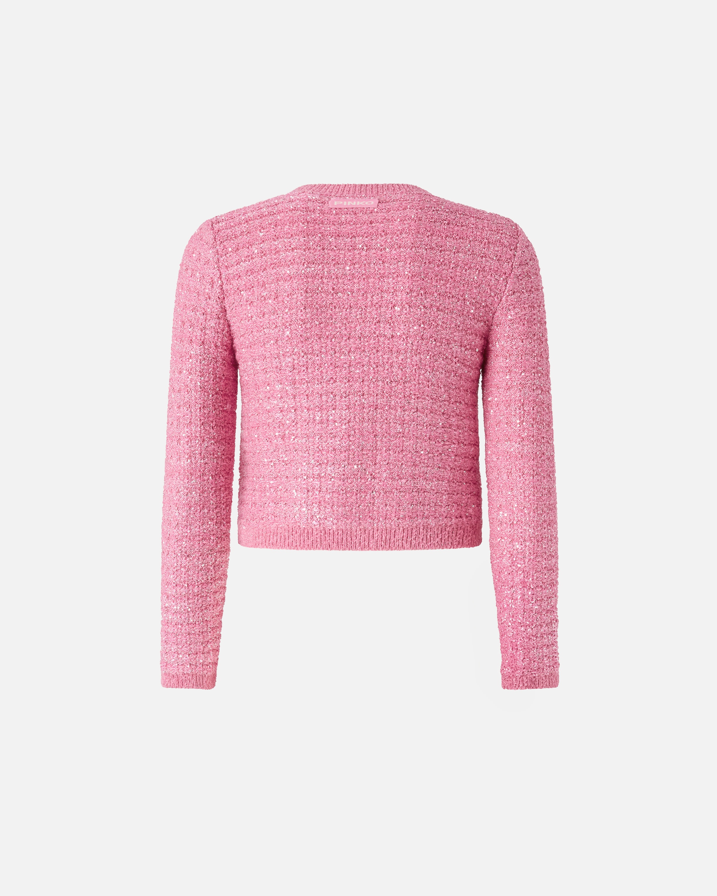 SHORT JACKET WITH SEQUINS AND BREAST POCKETS - 6