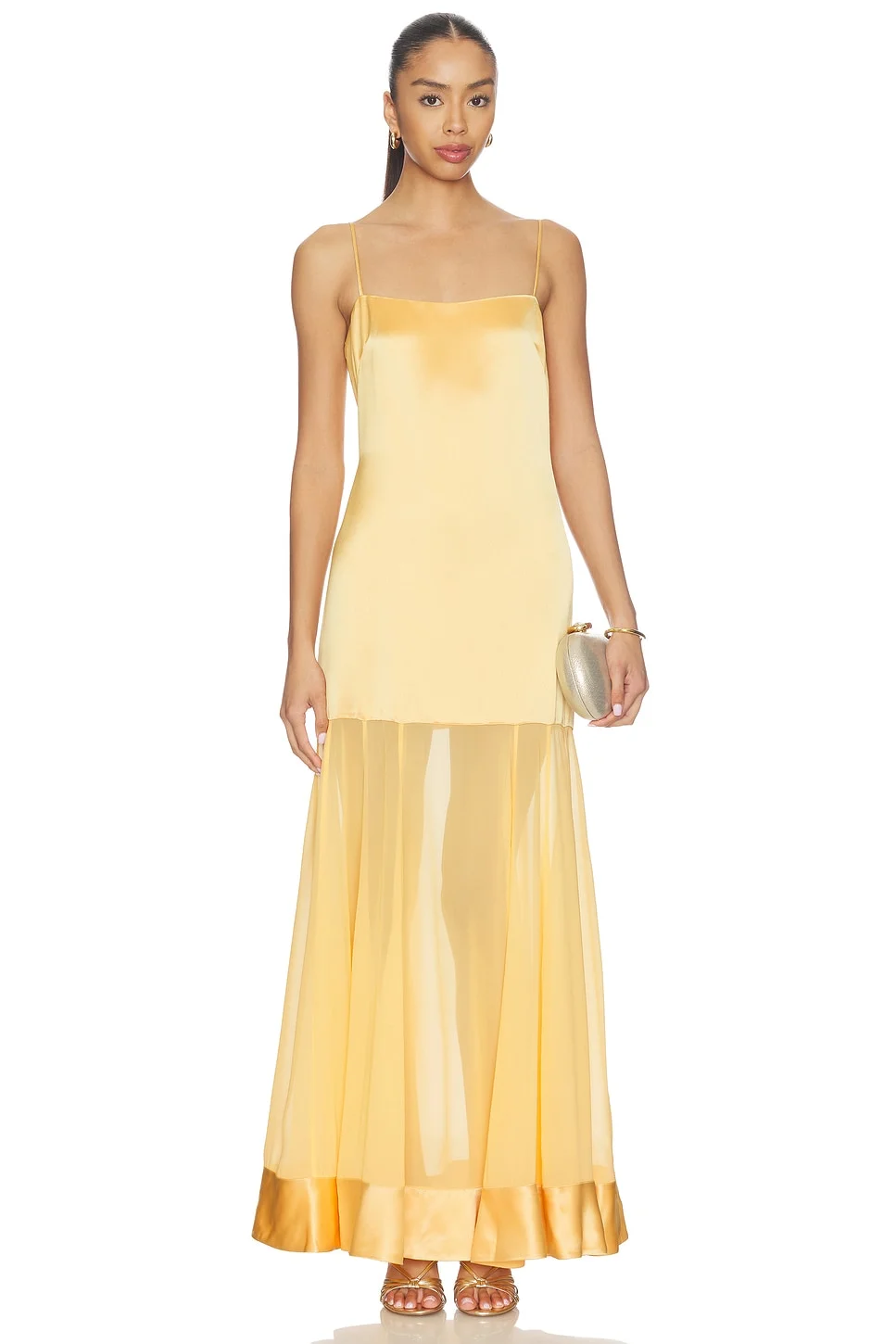 Moraya Dropped Waist Maxi Dress - 1