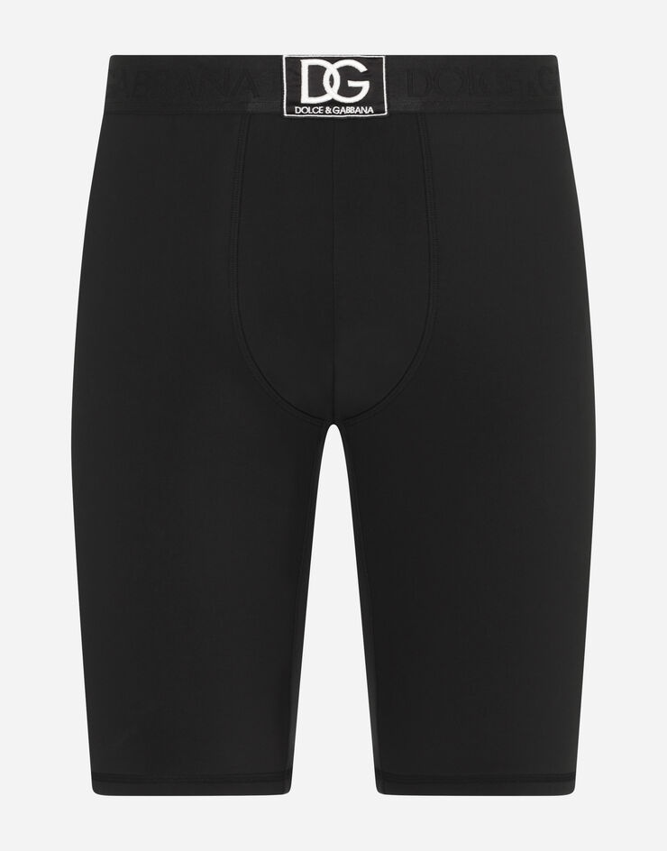 Neoprene cycling shorts with DG patch - 1