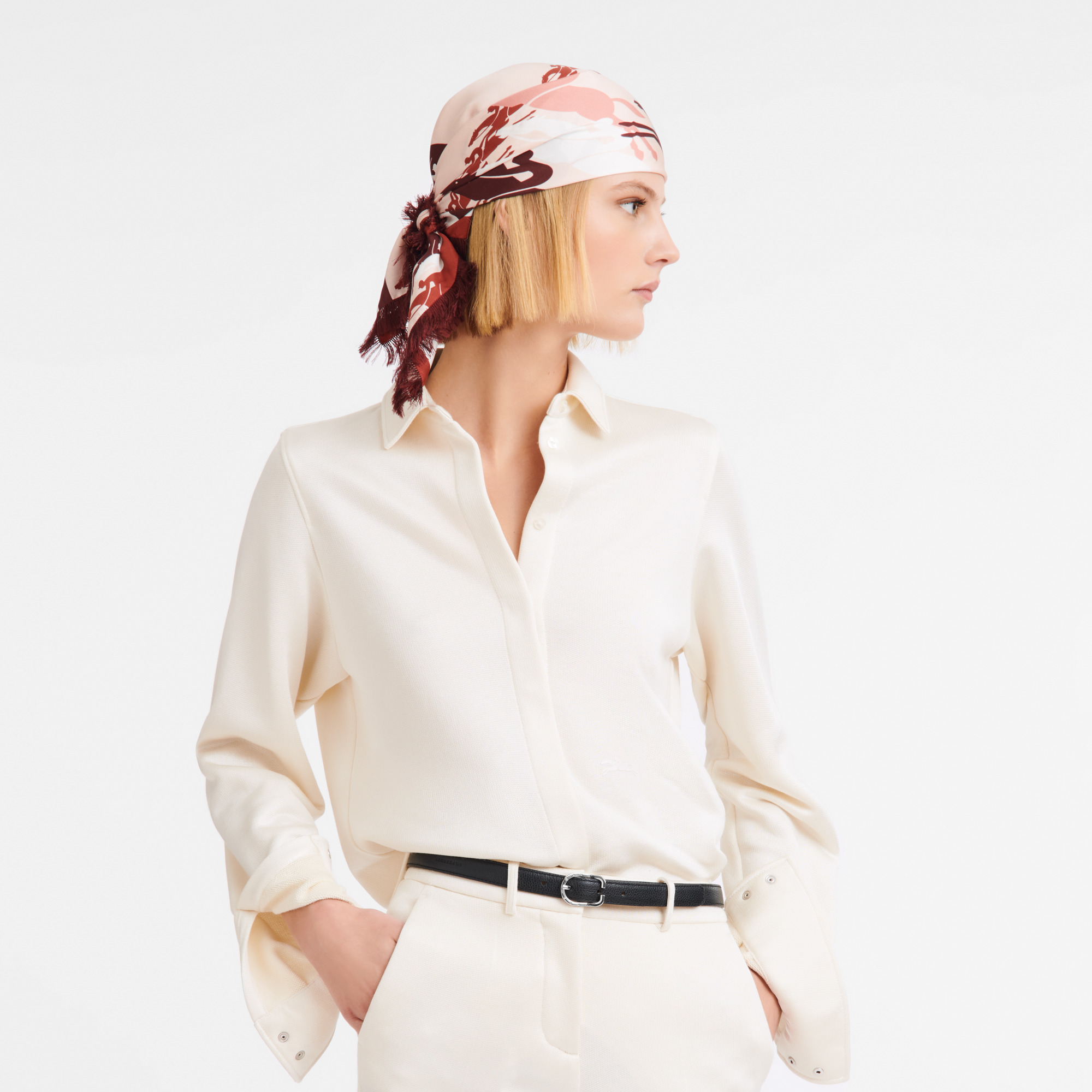 Le Foulonné Ladies' belt Black - Leather - 2