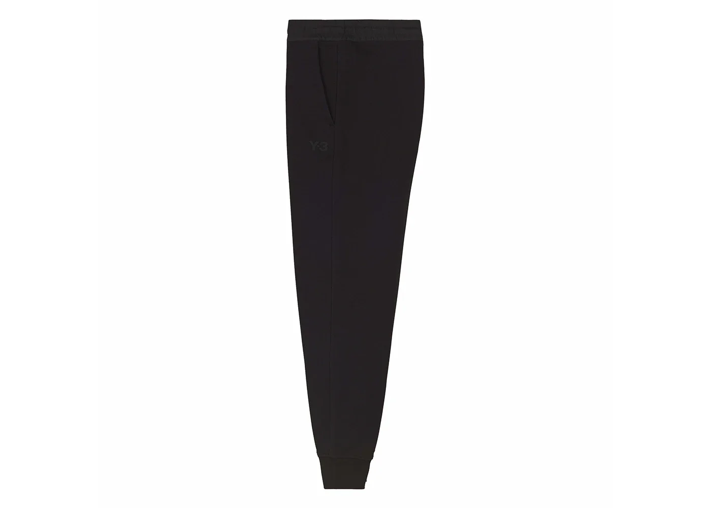 adidas Y-3 Classic Terry Cuffed Pants Black - 1