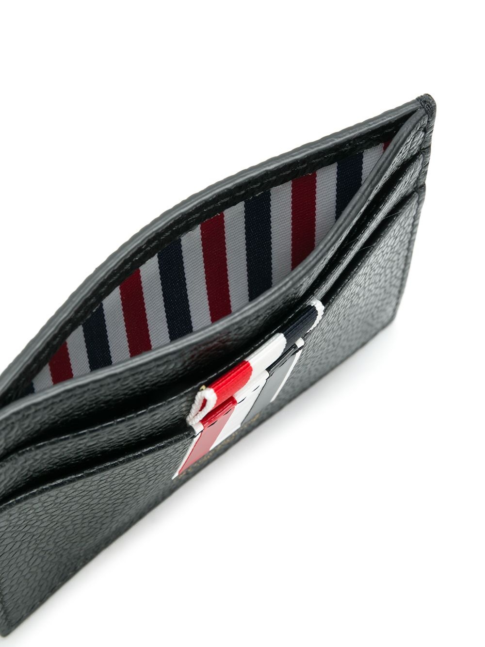 vertical Intarsia stripe cardholder - 3